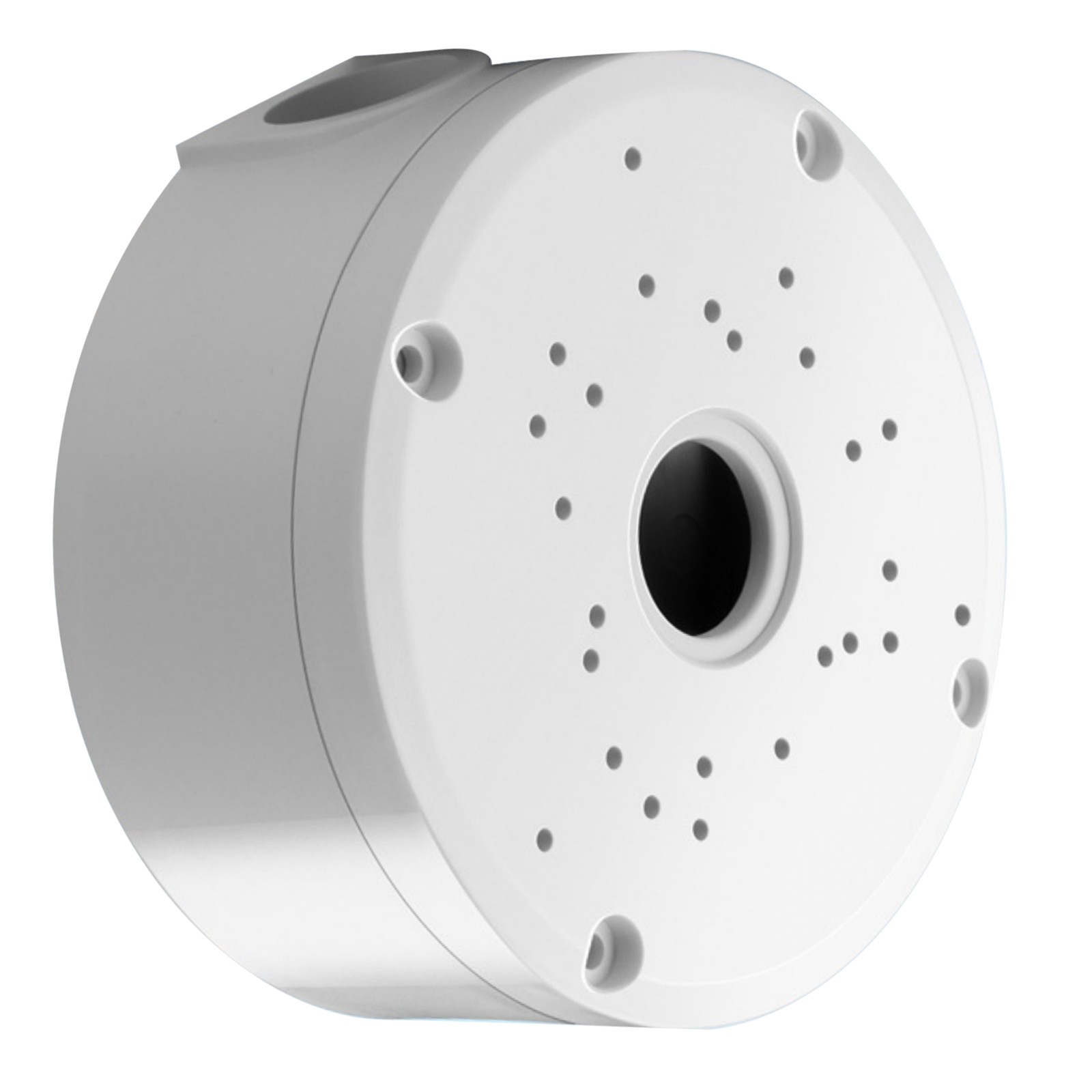 White Junction PC Box CCTV Bullet Dome Camera Wall Mount Bracket