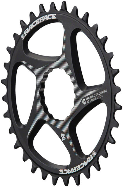 RaceFace Direct Mount Wide Chainring - 34t, DM CINCH, For Shimano 12-Speed HG+ C