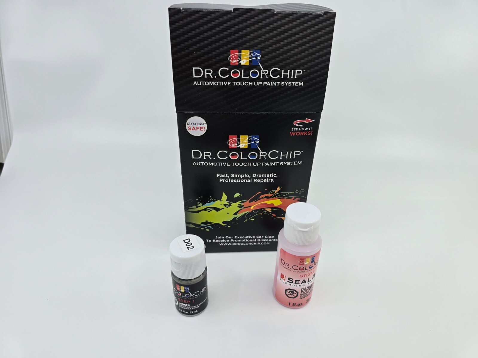 Dr. ColorChip Paint Chip Color Code D02 Toyota Supra 2020+ Tungsten Silver