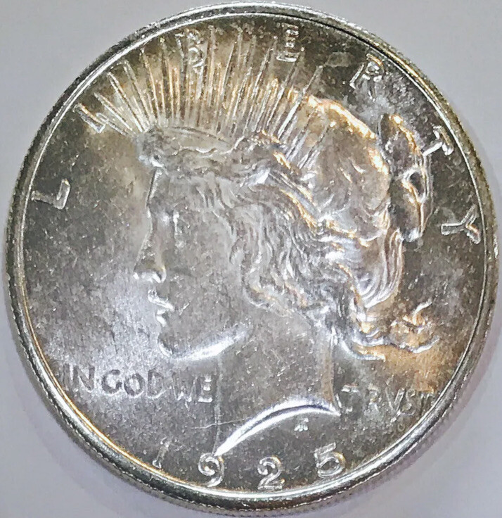 ⭐️1925 S PEACE DOLLAR⭐️KING RARITY⭐️GEM BU+++⭐️SO SCARCE⭐️HIGH DOLLAR PIECE⭐️