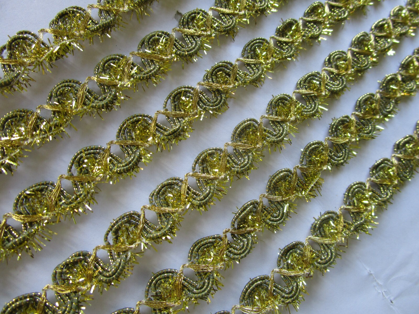 6 7/12ft Tip Nichtelastisch Gold 0 1/2in Wide Trims BB 643