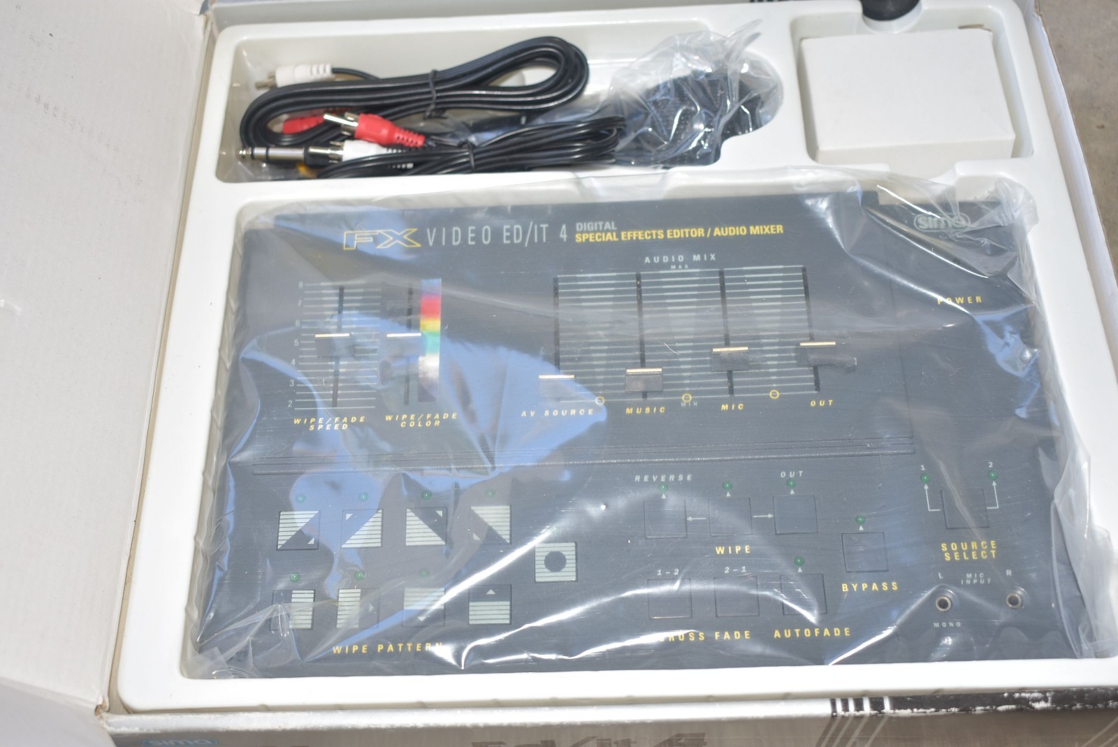 SIMA FX VIDEO ED/IT 4 VIDEO/AUDIO EDITOR EDITING SPECIAL EFFECTS MIXER