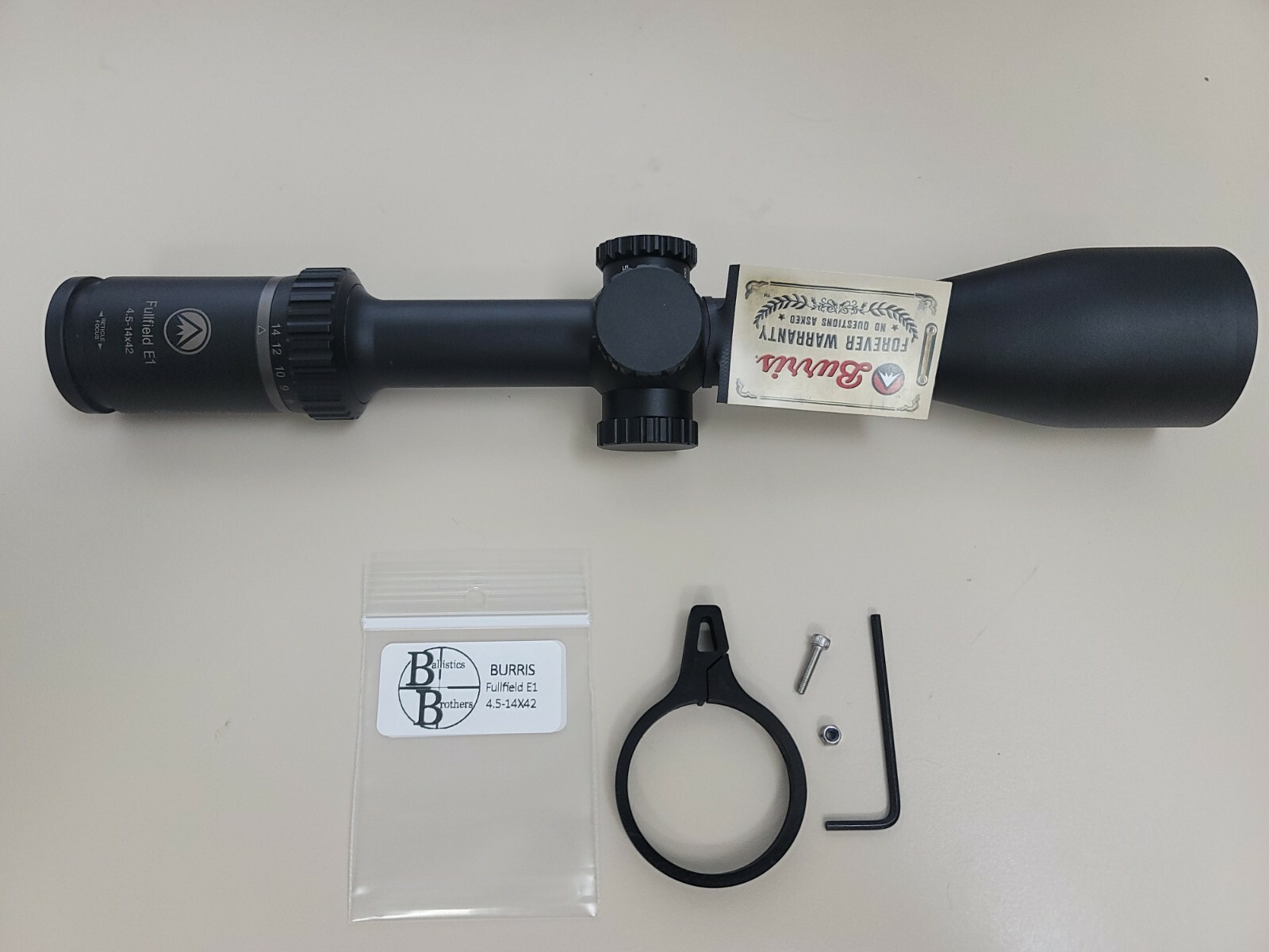 Burris Fullfield E1 Rifle Scope Quick Throw Lever