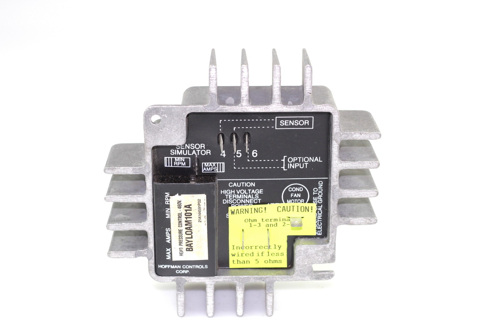 HOFFMAN 848AA 480VAC HC VARI-SPEED HEAD PRESSURE CONTROLLER