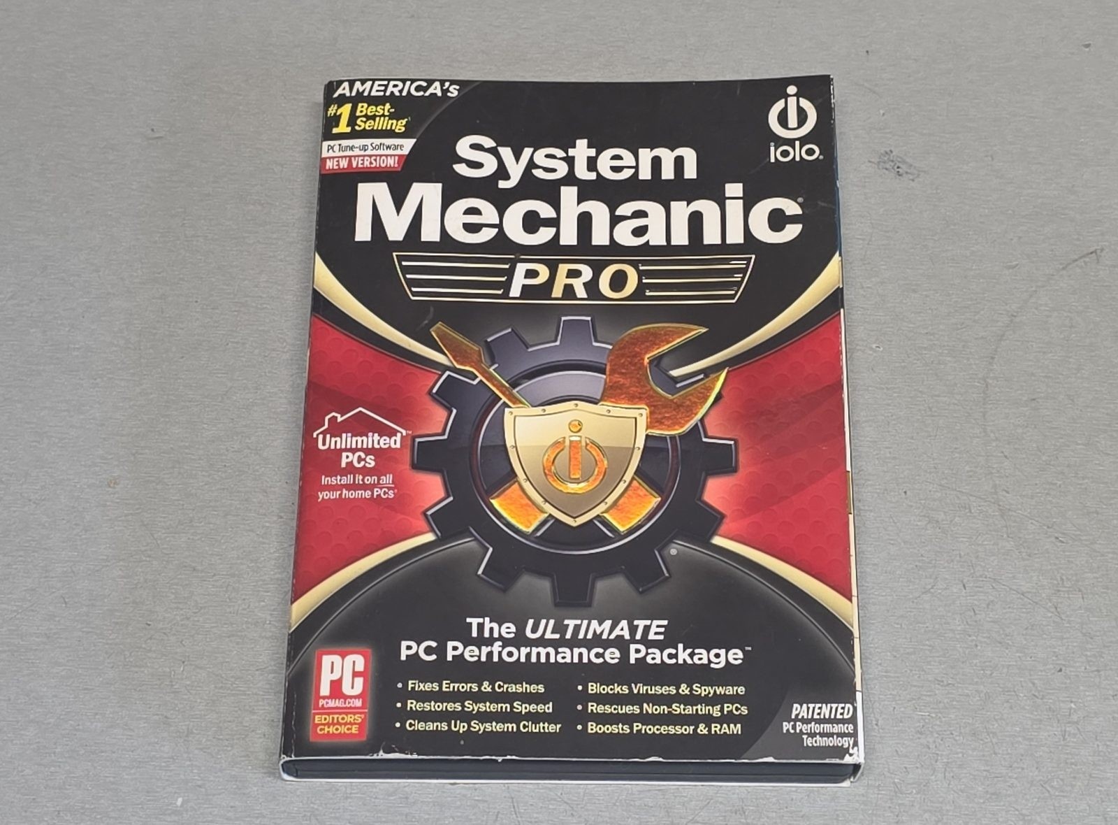 iolo System Mechanic Pro Professional PC Tune-Up Software with DVD and Key