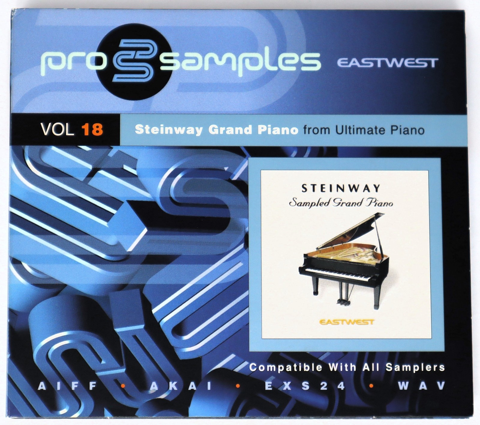 East West Pro Samples 18 Steinway Grand Piano Sample/Sound Library/Sampling 2 CD