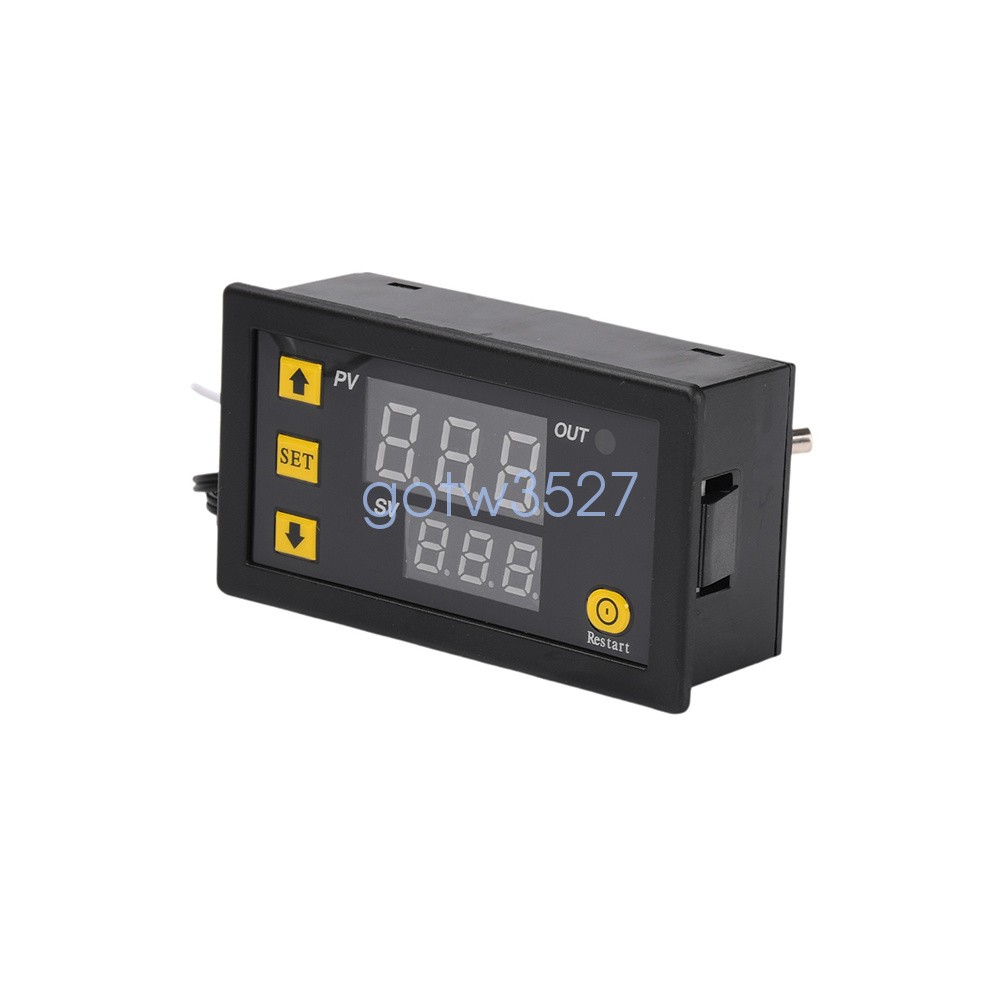 W3230 Digital Temperature Controller Thermostat 20A -55℃-120℃ Relay Output DC/AC