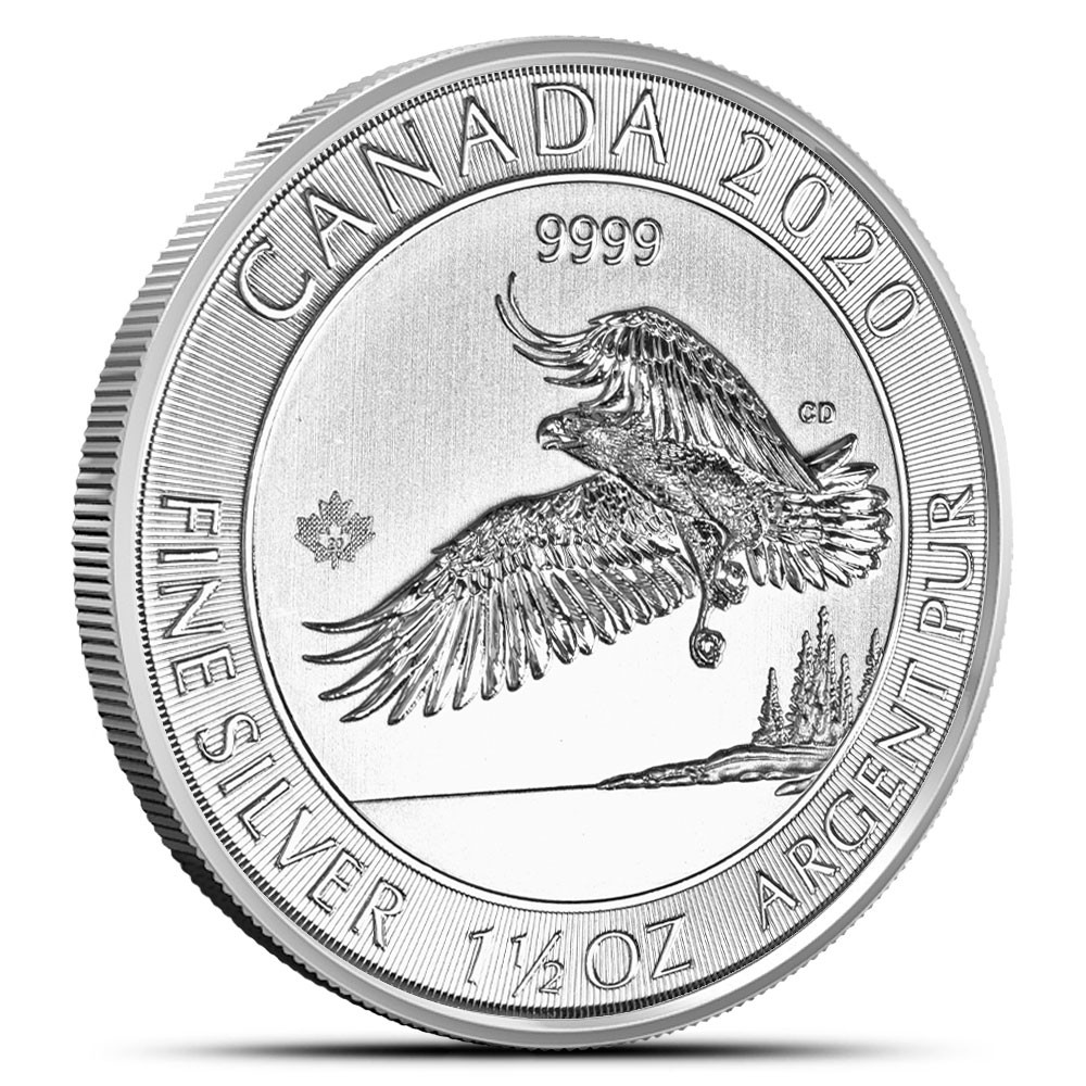 2020 1.5 oz Canadian Silver Bald Eagle Coin