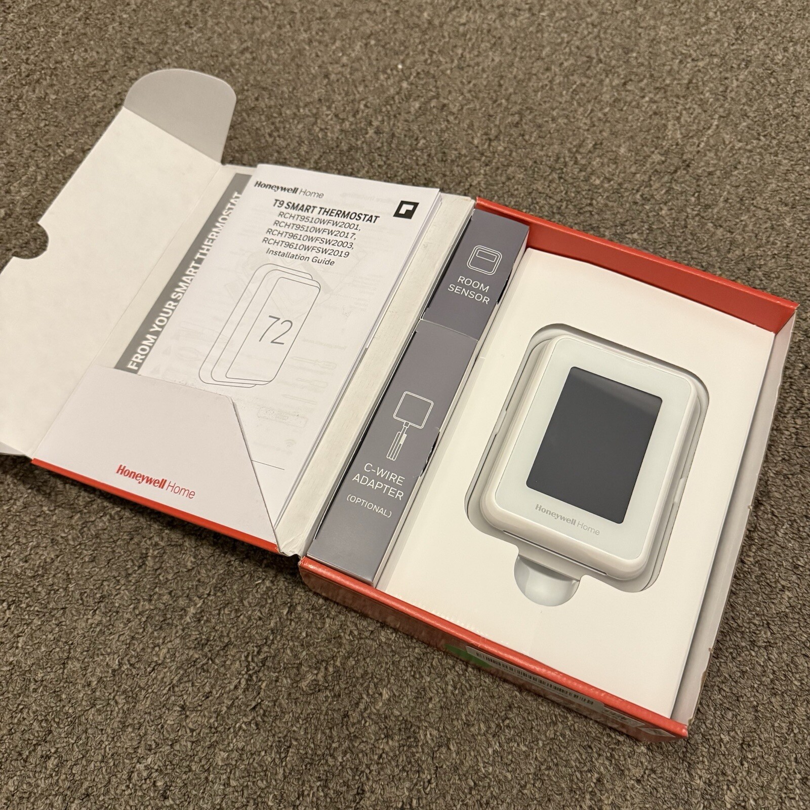 Honeywell Home T9 WiFi Smart Thermostat With Smart Room Sensor