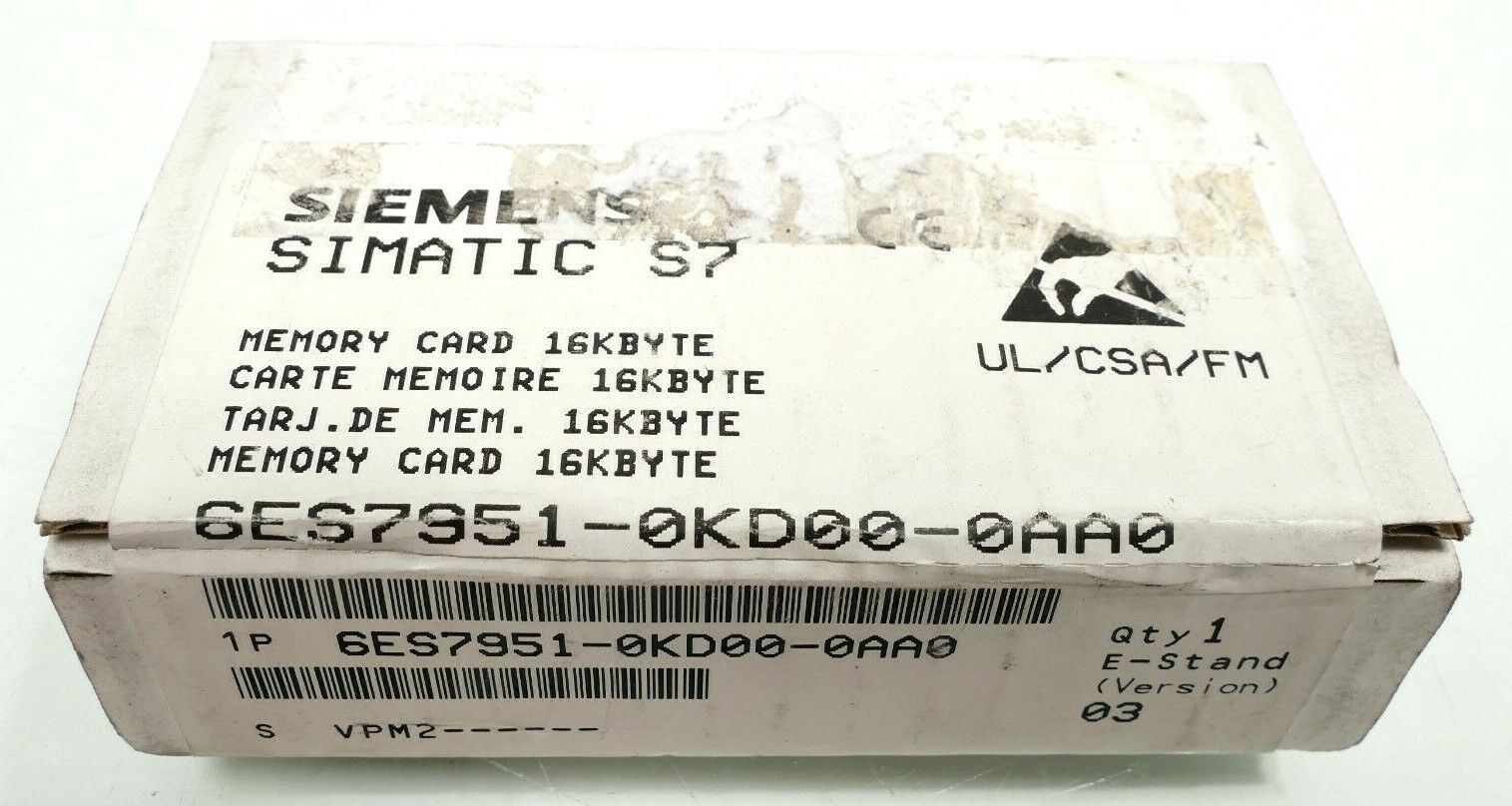 Siemens Memory Module 16KB | 25.90951-0KD00-0AA0 | E:03 | 6ES7951-0KD00-0AA0