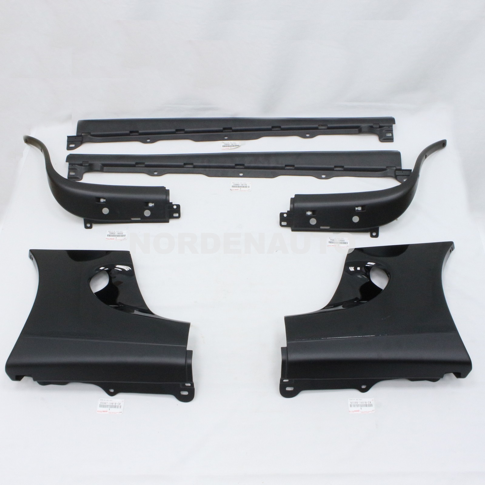 Toyota Supra 1993-1998 JZA80 OEM Side Skirts Rocker Panels Air Inlet Garnish Set