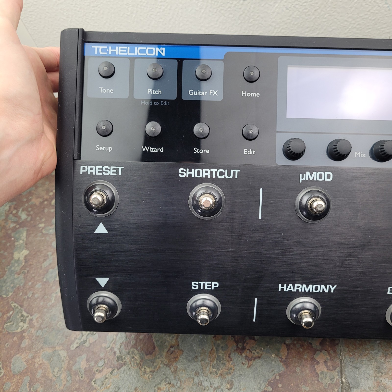 TC Helicon Voice Live 2 Vocal Floor Processor Untested For Parts