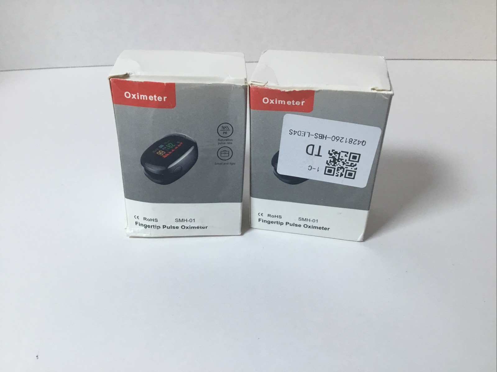 2 New Finger Tip Pulse Oximeters In Box SMH-01 .
