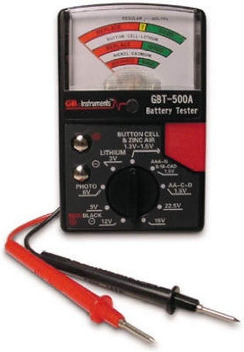 Multi-Range Analog Battery Tester - Efficient Voltage Measurement for Home Use