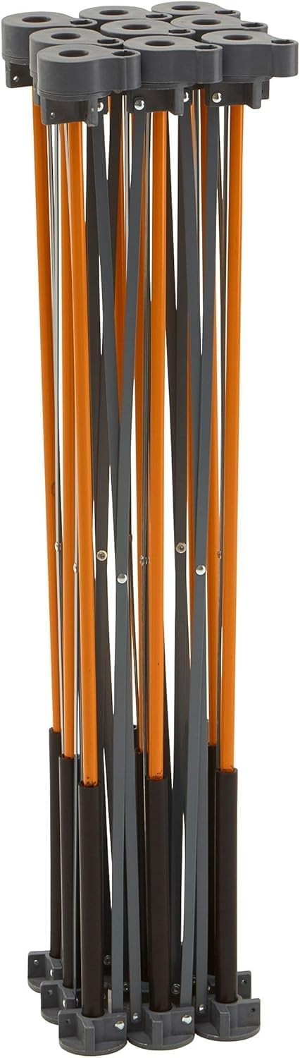 30in Folding Work Table Set No Assembly 9-Strut Collapsible Table