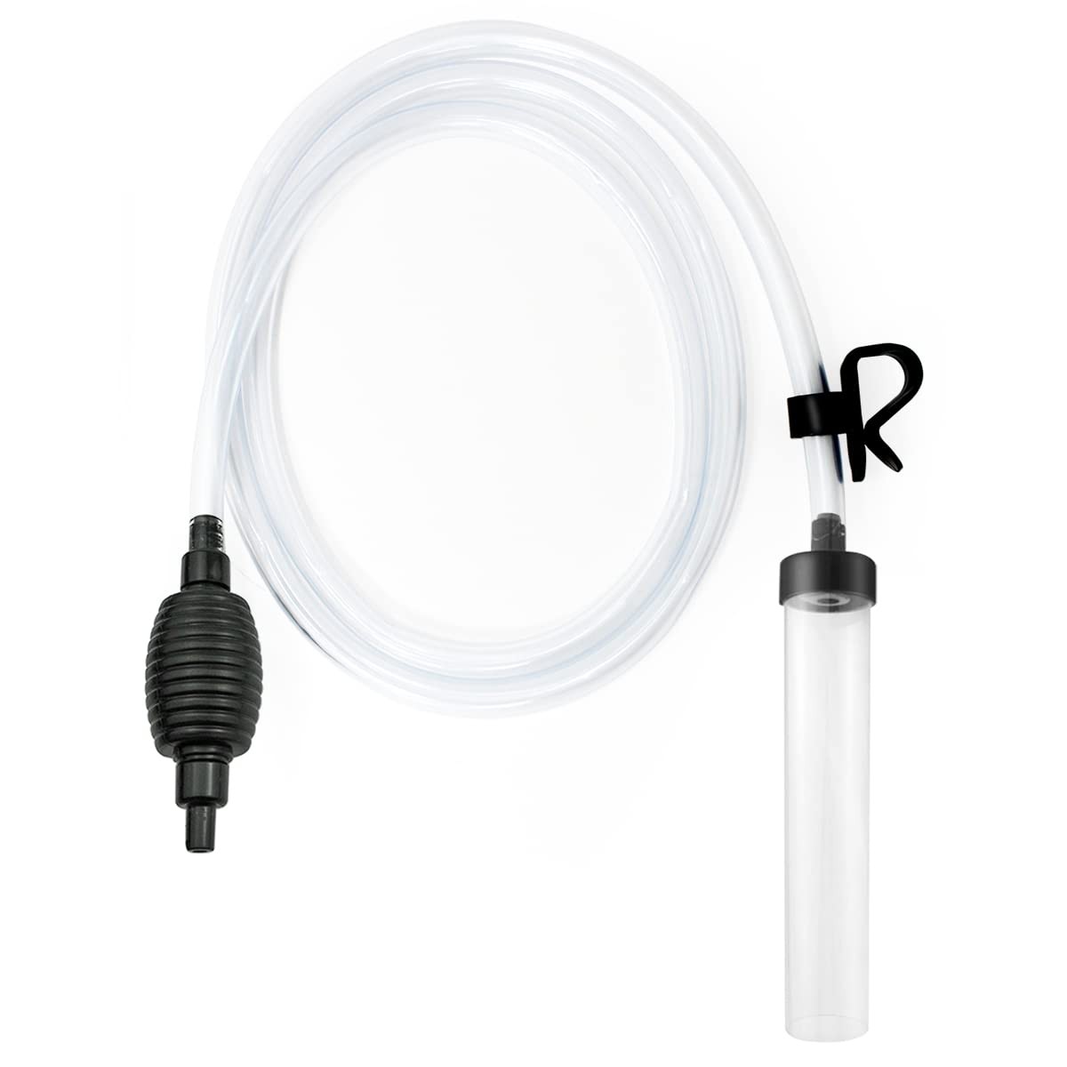 7ft Aquarium Siphon Vacuum Cleaner for Fish Tank Cleaning Gravel & Sand