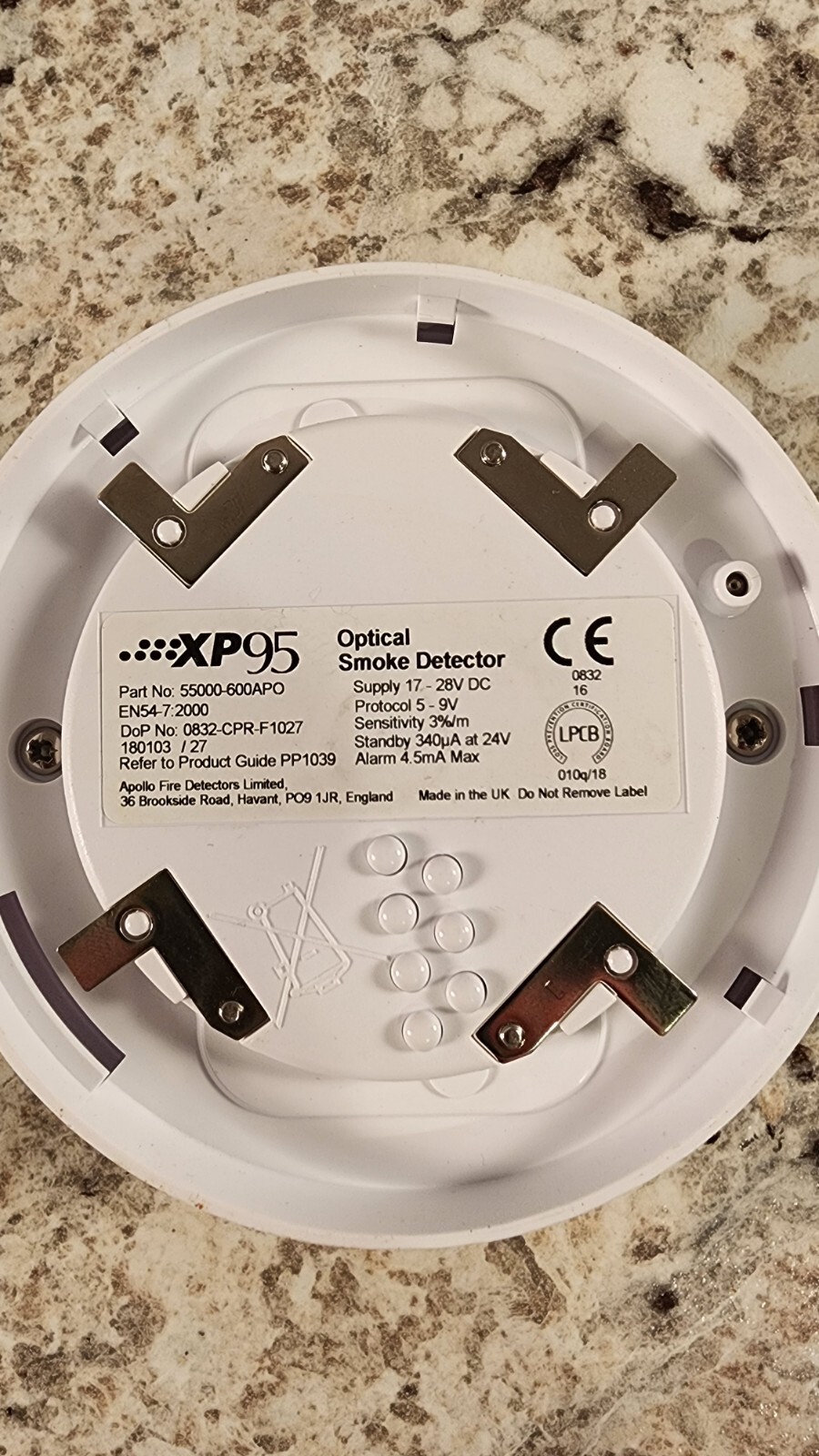 Apollo Smoke Detector 55000-600APO