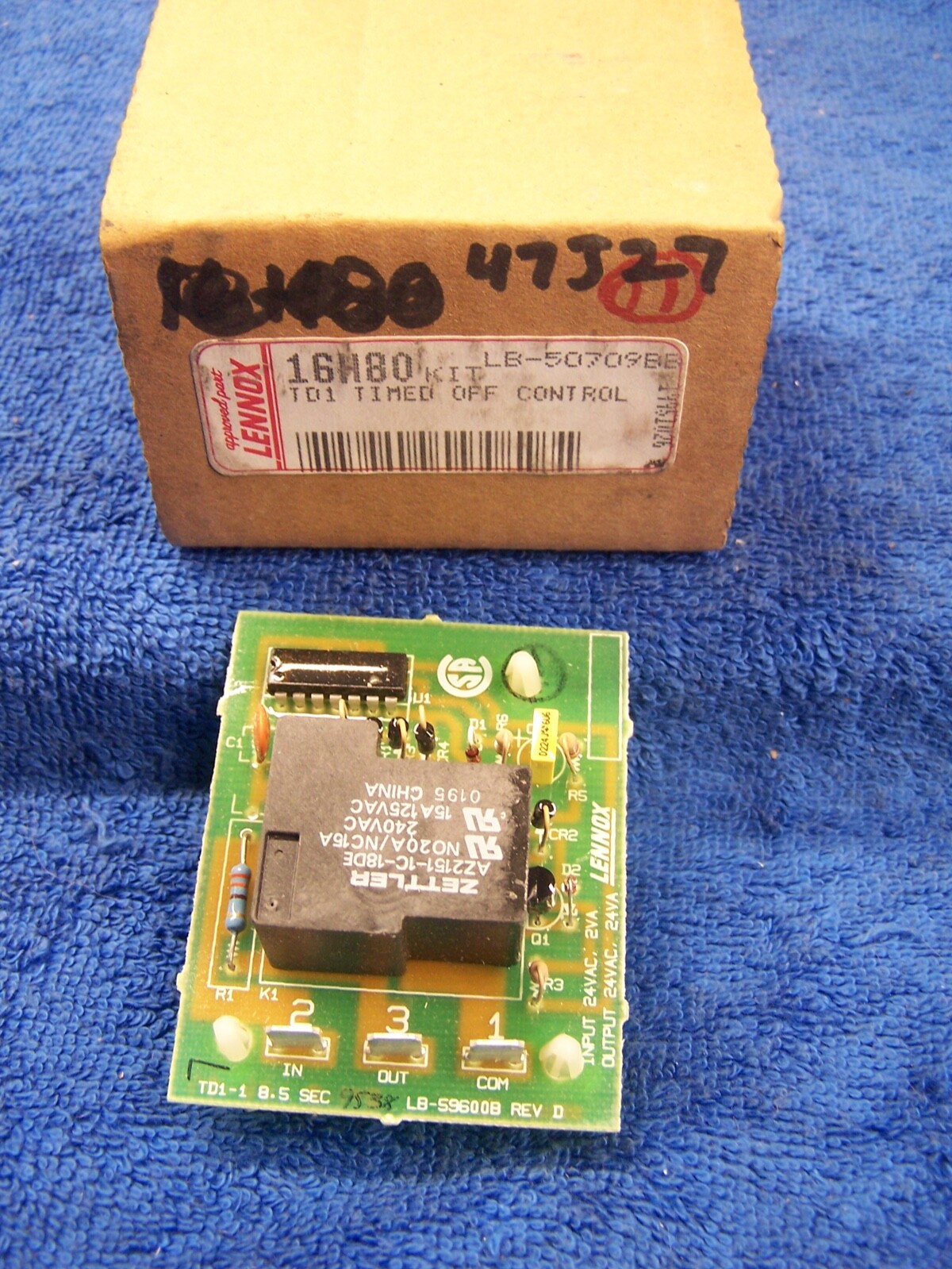 New Lennox OEM TD1-1 TOC-1 Compressor Timed Off Control Board 16H80 47J27 32F21