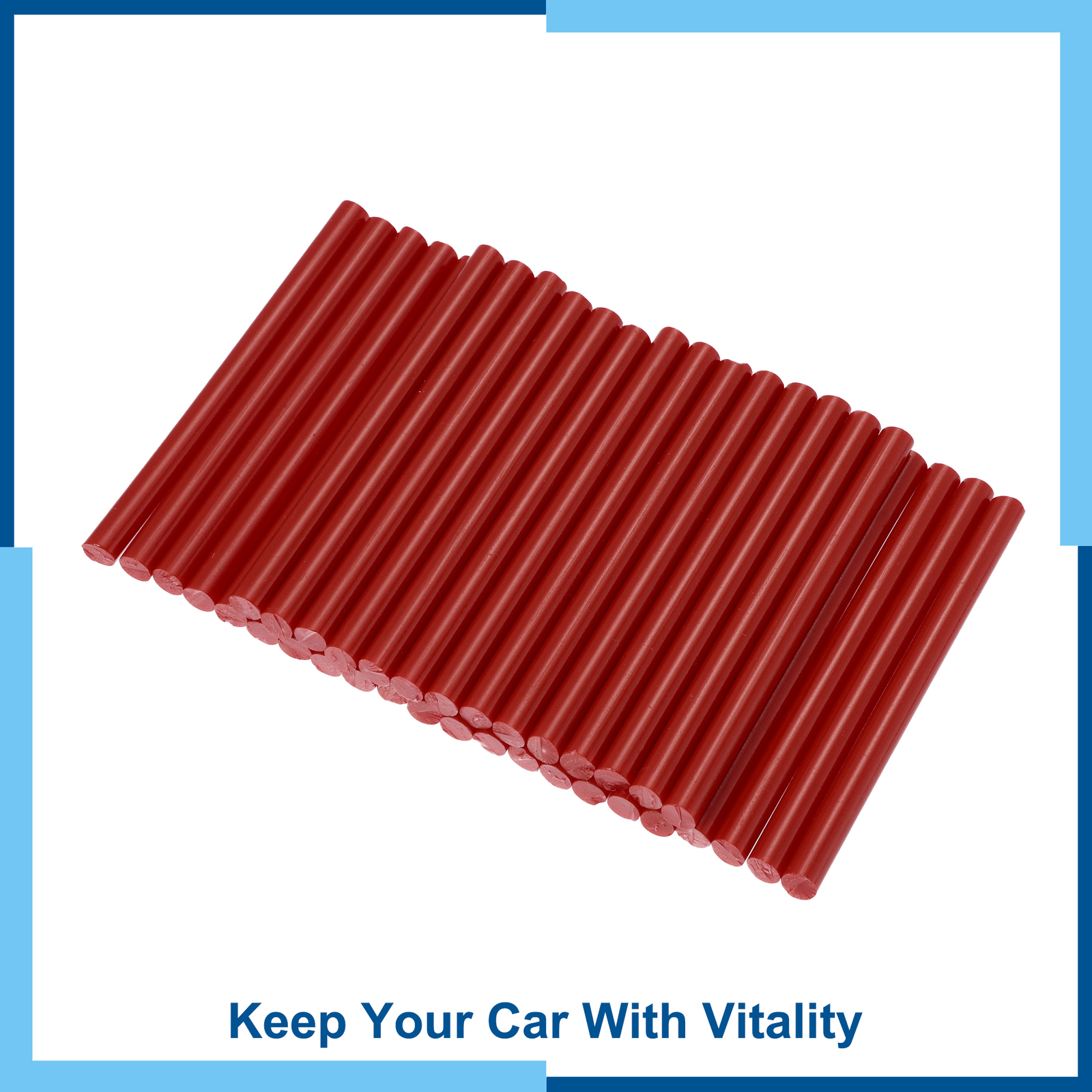 Universal 7 x 100mm EVA Paintless Dent Repair Hot Melt Glue Sticks Red Pack (36)