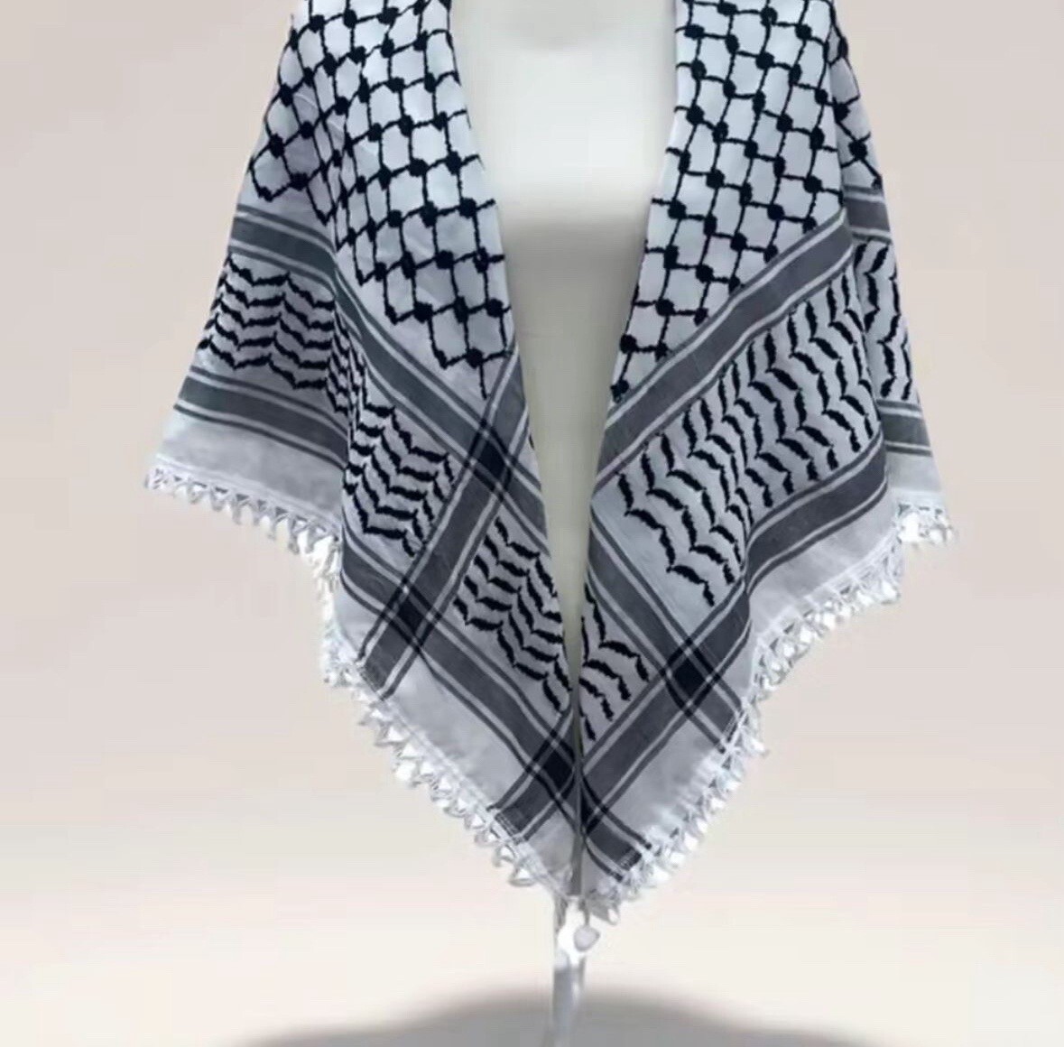 The Original Keffiyeh Shemagh Palestine Scarf Kufiya🔥Hand Made Best Quality🔥