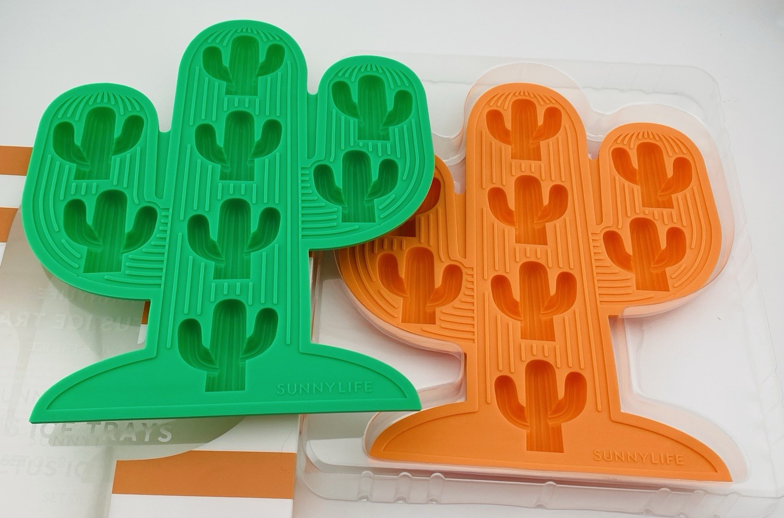 SUNNYLIFE CACTUS ICE TRAYS SET OF 2