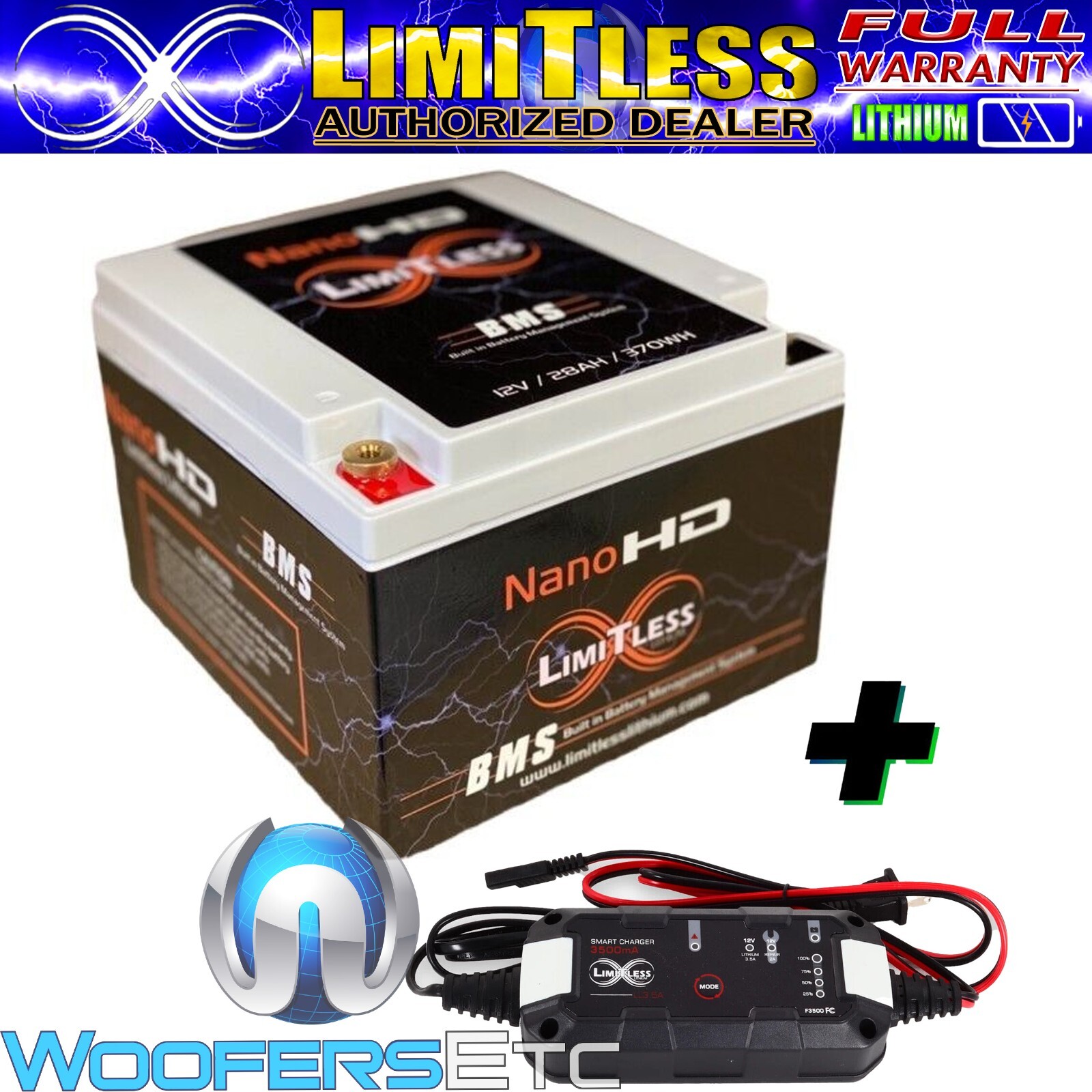 PKG LIMITLESS LITHIUM NANO -HD MOTORCYCLE BATTERY FOR HARLEY DAVIDSON ROAD GLIDE