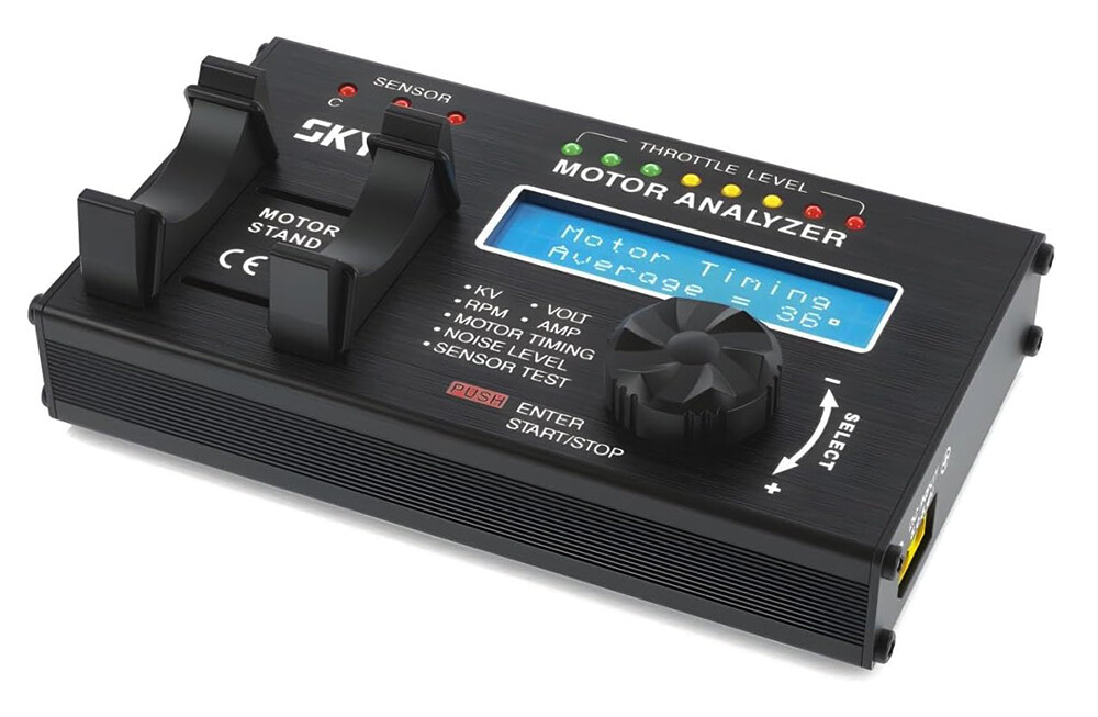 SkyRC Brushless Motor Tester Analyzer Tool (Sensored & Sensorless) SK-500020-01