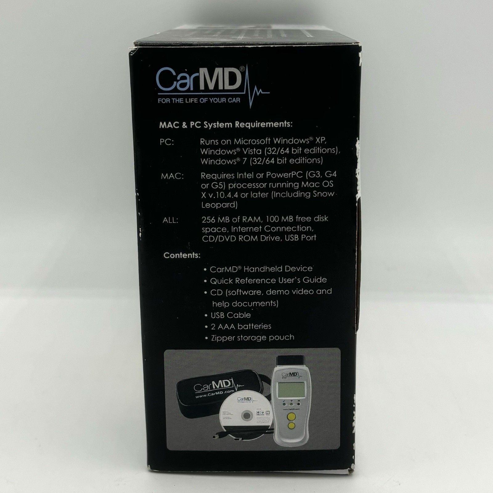 Car MD 2110 Vehicle Health System OBD2 Automotive Code Reader - New, Open Box