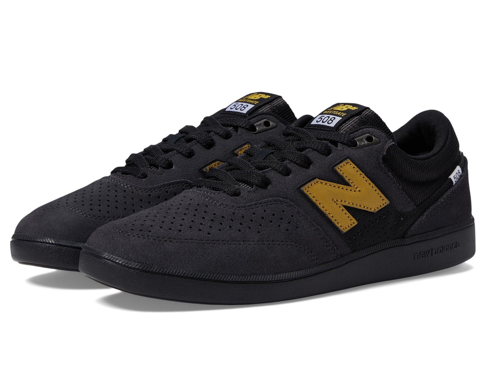 New Balance Men's Westgate 508 Skate Shoes 11 Women/9.5 Men Phantom/Yellow