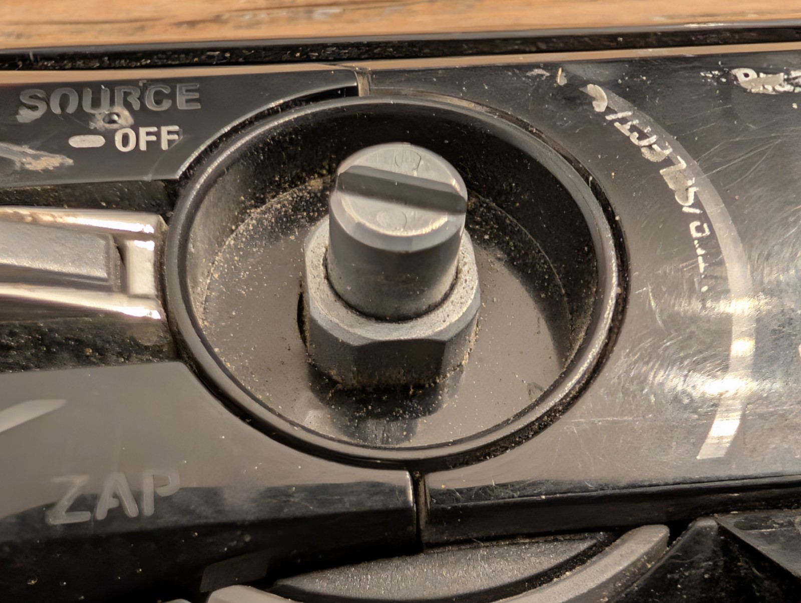 Sony MEX-BT38UW MISSING VOLUME KNOB - FACEPLATE ONLY