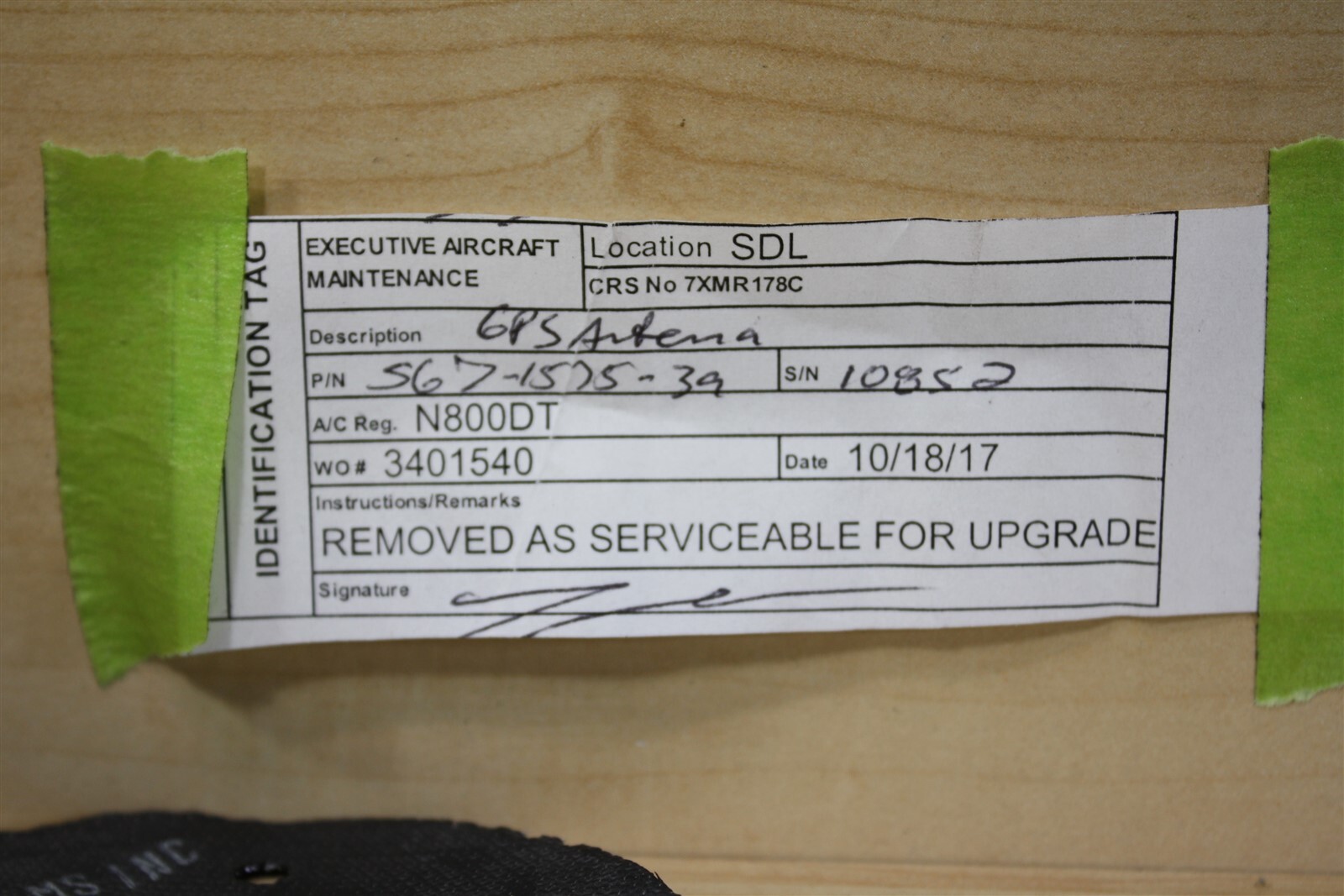 Sensor Systems S67-1575-39 GPS Antenna
