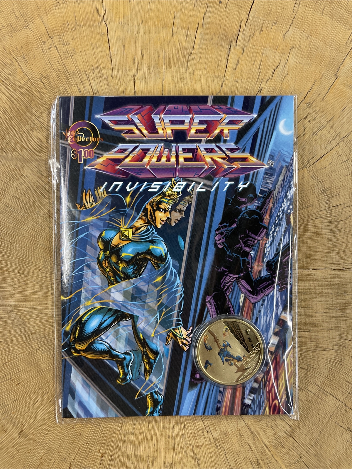 2014 Young Collectors $1 Australian Coin - Super Powers Invisibility