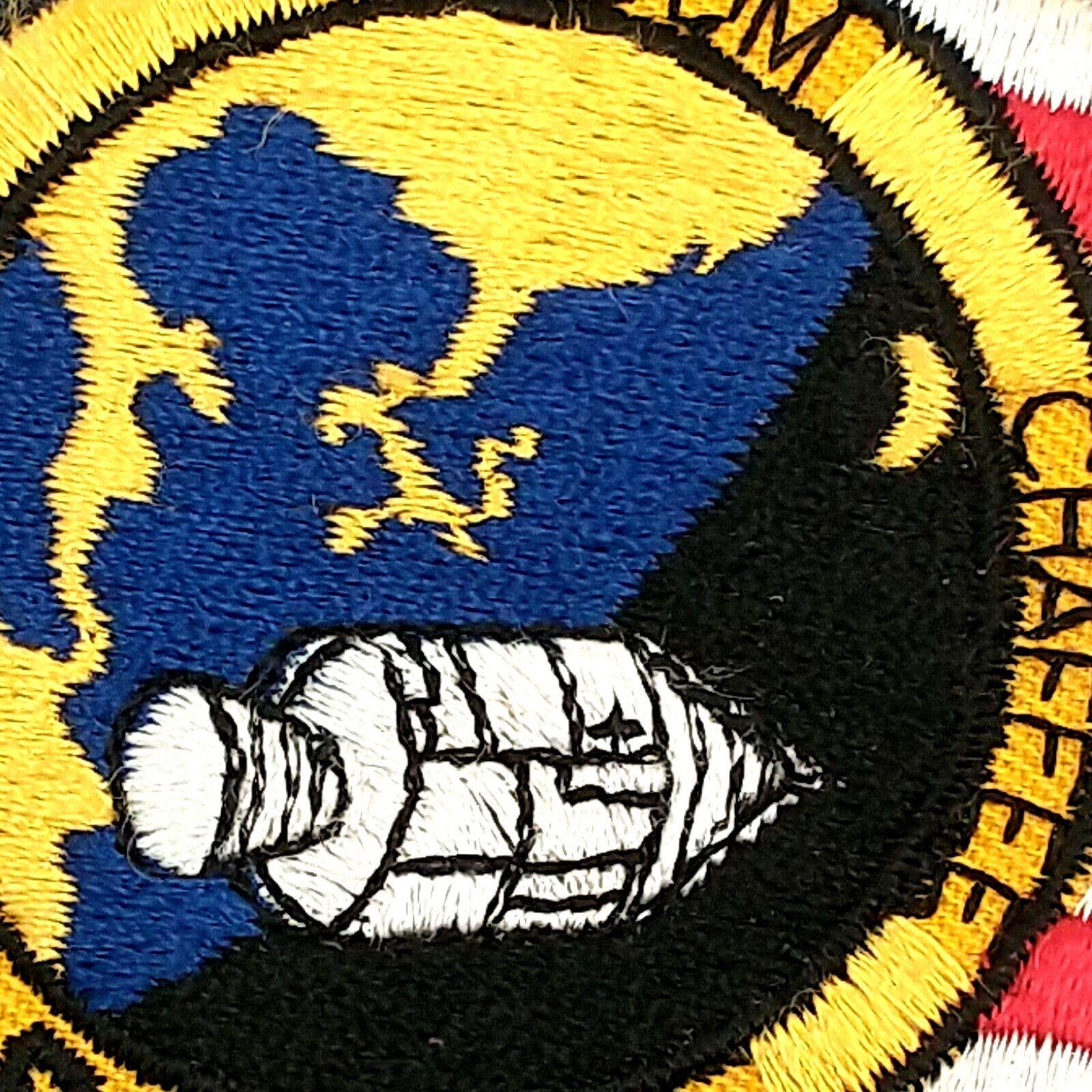 Vtg NASA USA Apollo 1 White Grissom Chaffe Patch