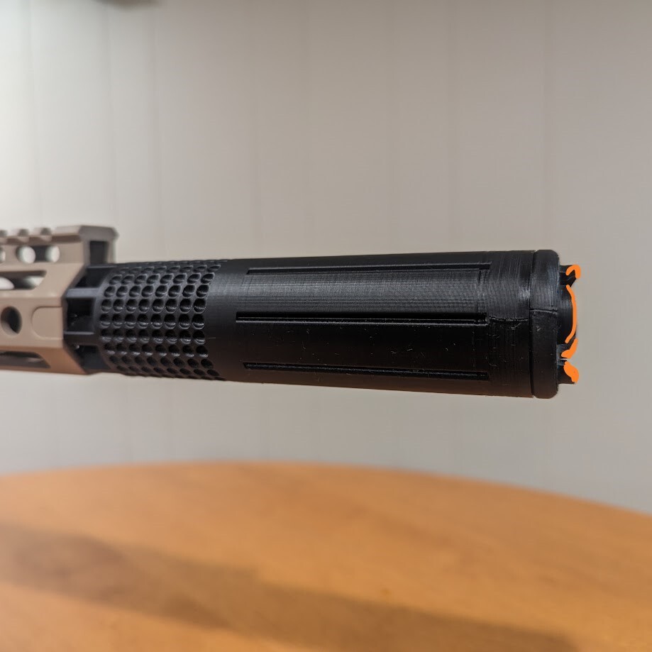 Airsoft 14mmCCW Barrel Extension, AEG, GBB, Black, Toy, Accessory, Outdoor Sport
