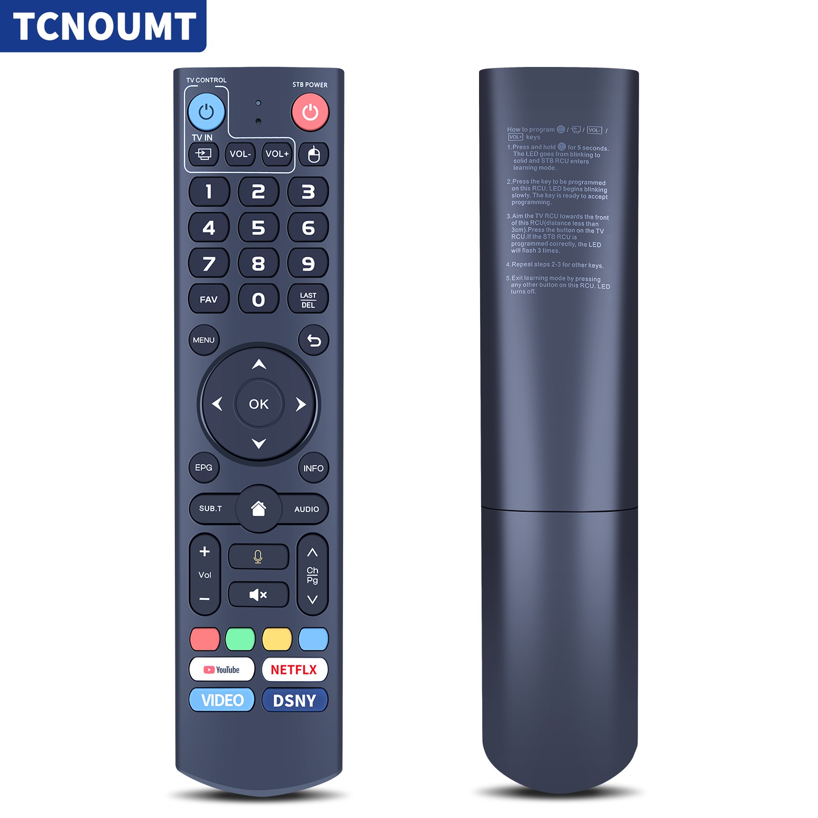 Remote Control Compatible with vSeeBox V3 Pro Android TV Box with Voice