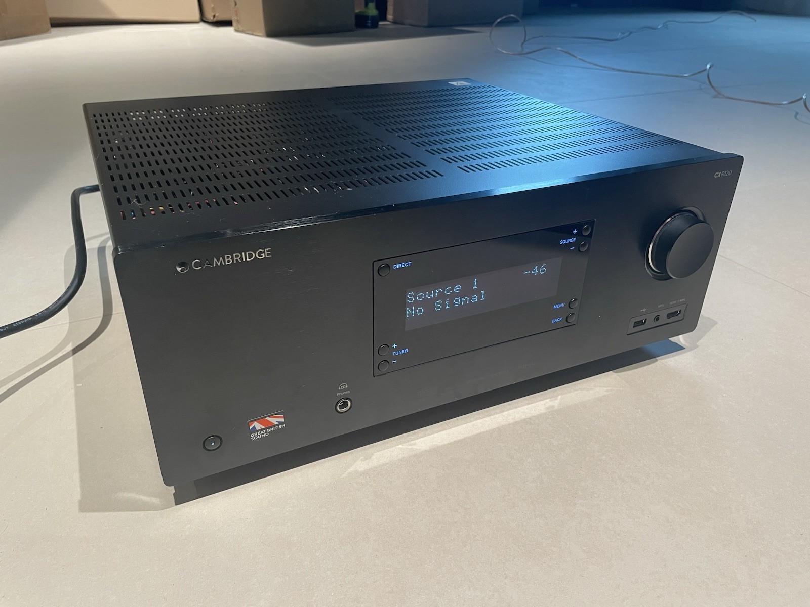 Cambridge Audio CXR 120 AVR 7 Channel Stereo Surround Audiophile Receiver Dolby