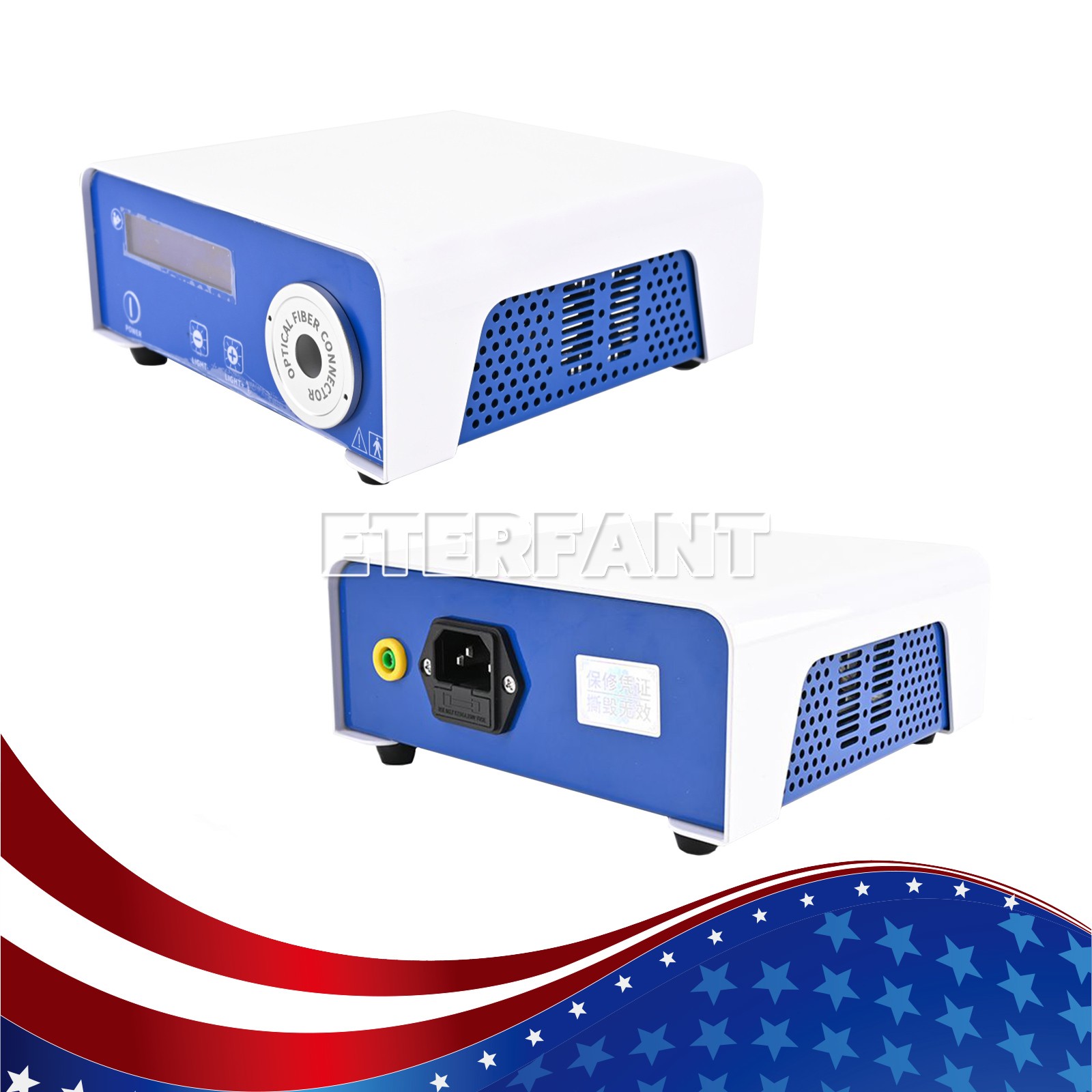 ETERFANT Medical 80W LED Cold Light Source for Endoscopy ENT Laparoscopic Camera