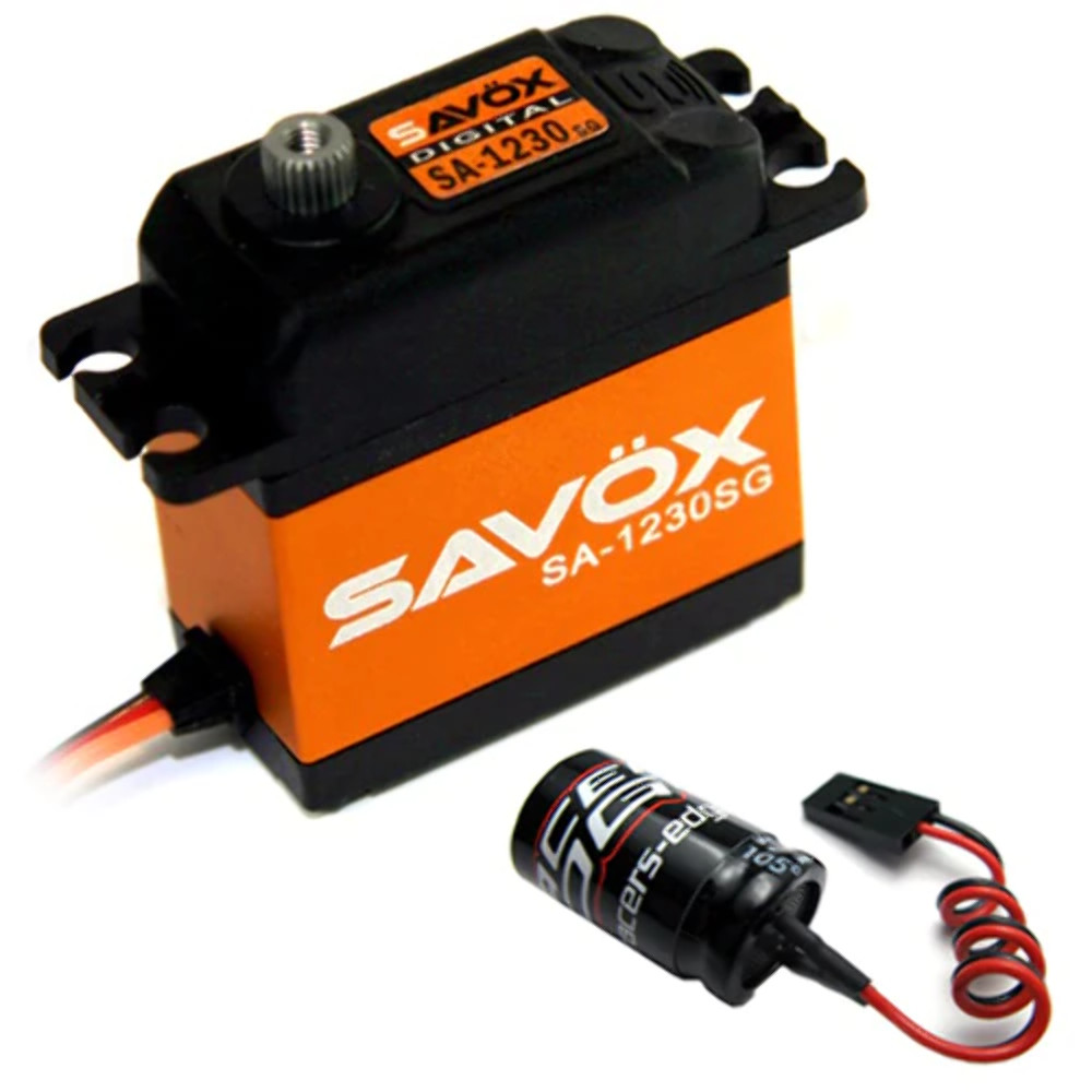 New Savox Servo Combo SA-1230SG + Glitch Buster