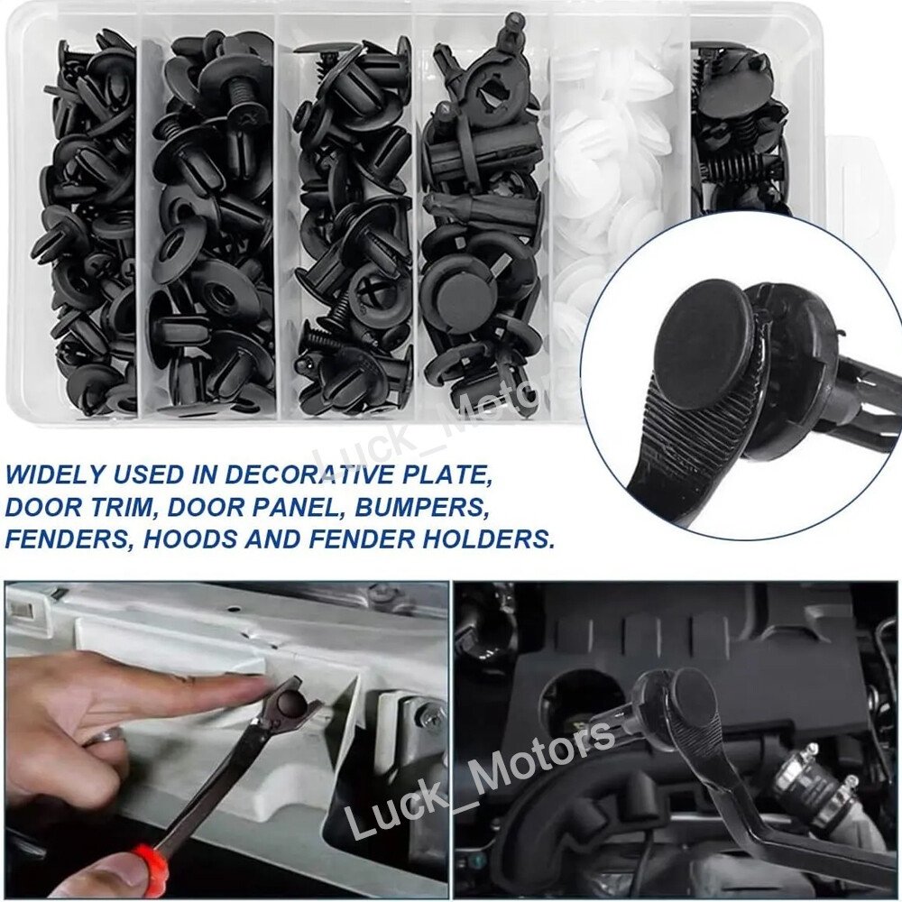 100x Box Set For Honda Bumper Fender Liner Push Type Retainer Clips Fastener