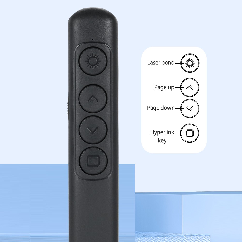 Pointer Wireless Control For PowerPoint Presentations Black 22g Excellent