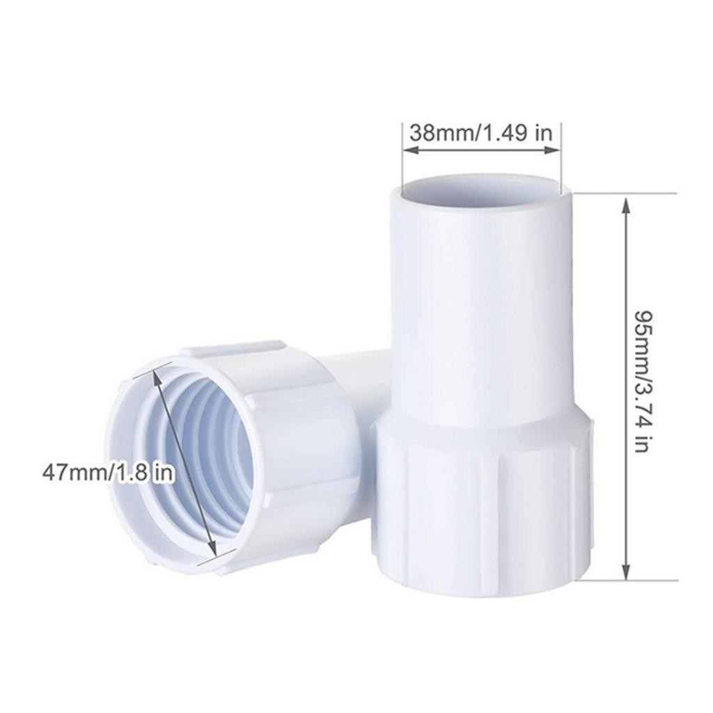 Threaded Cuff Pool Hoses Cuff 1-1/2" Pool Cleaning Tools Accessories Universal