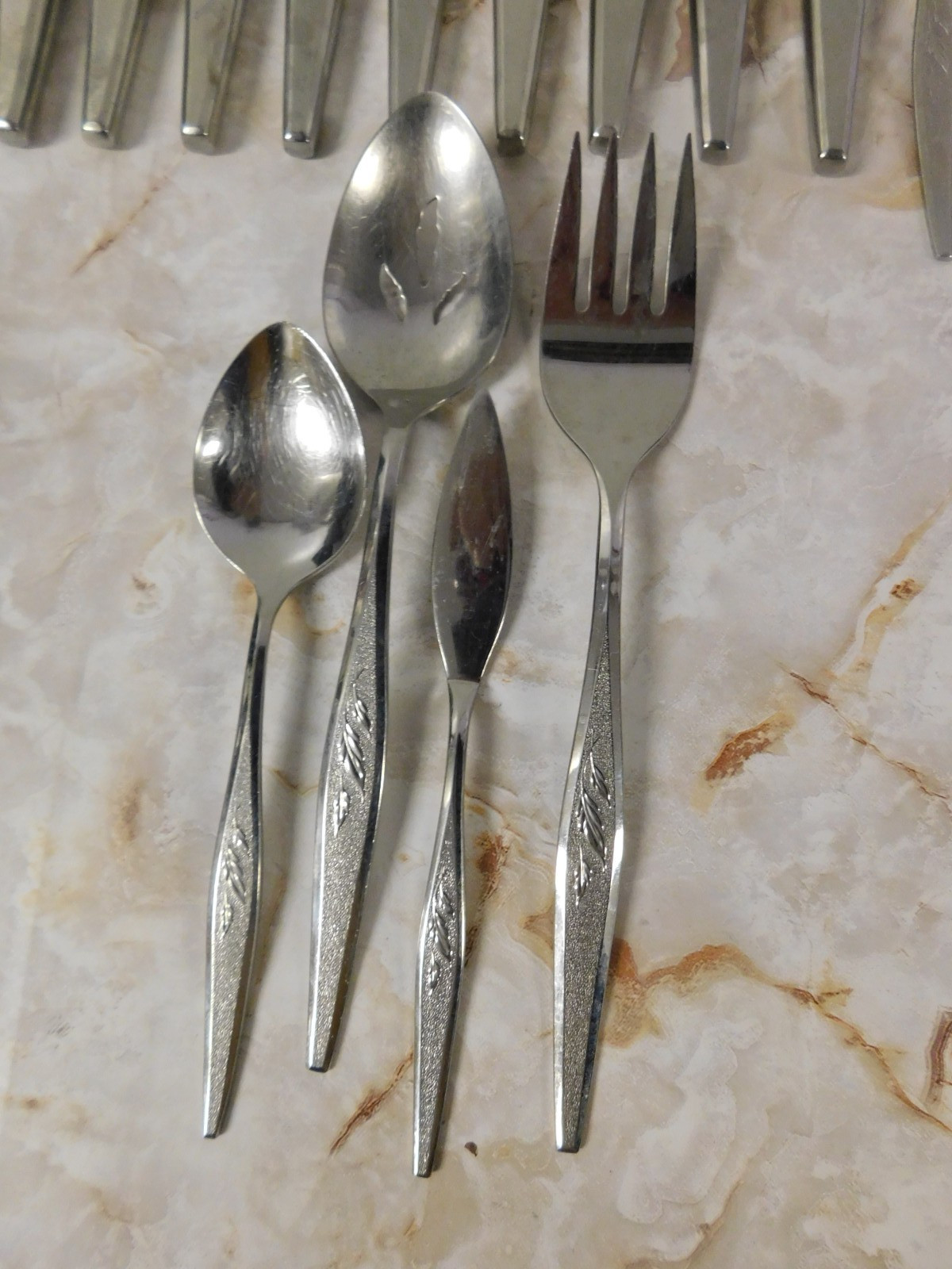 Oneida Community Stainless Steel Flatware set Windmere Pattern