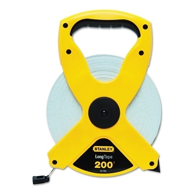 Open Reel Fiberglass Long Tape, 200 ft x 1/2 in, Front-Fractional 1/8 in,