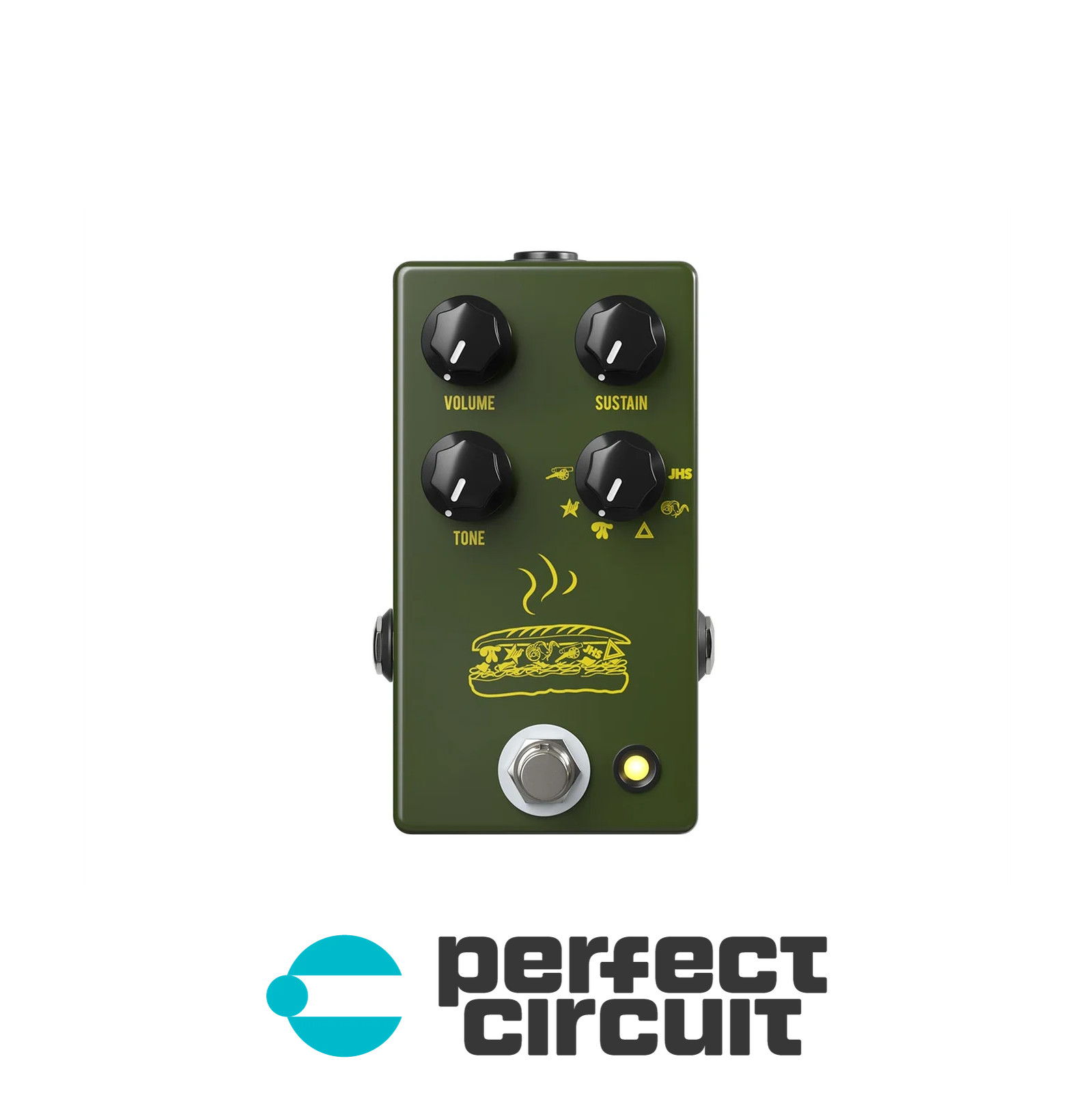 JHS Pedals Muffuleta Fuzz (Army Green) Pedal EFFECTS NEW PERFECT CIRCUIT