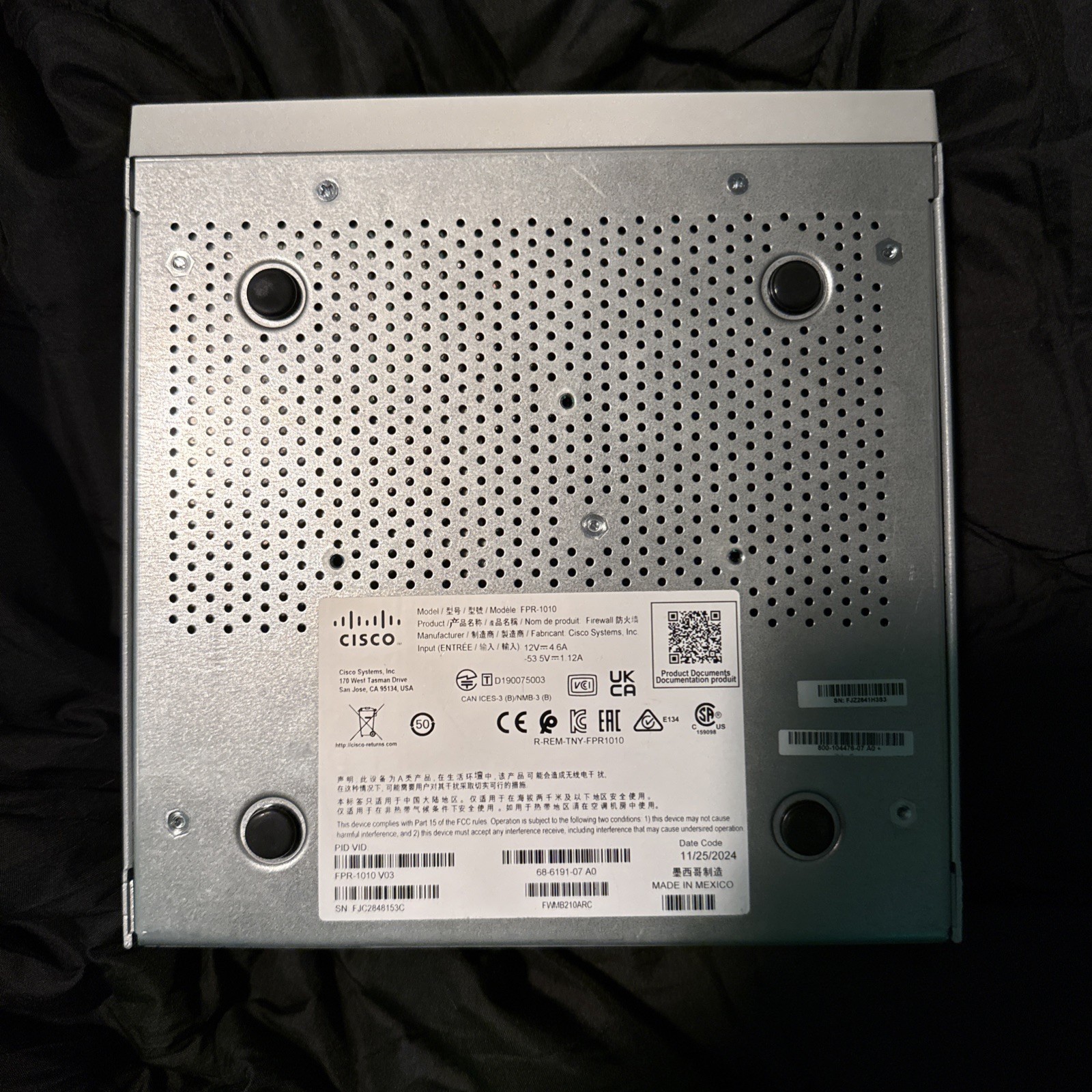 Cisco Firepower 1010 Network Security Firewall