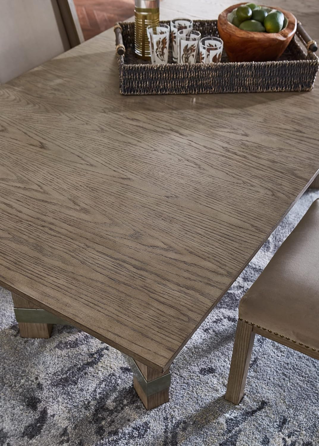 Chrestner Modern Brown Rectangular Dining Table for Stylish Dining Spaces