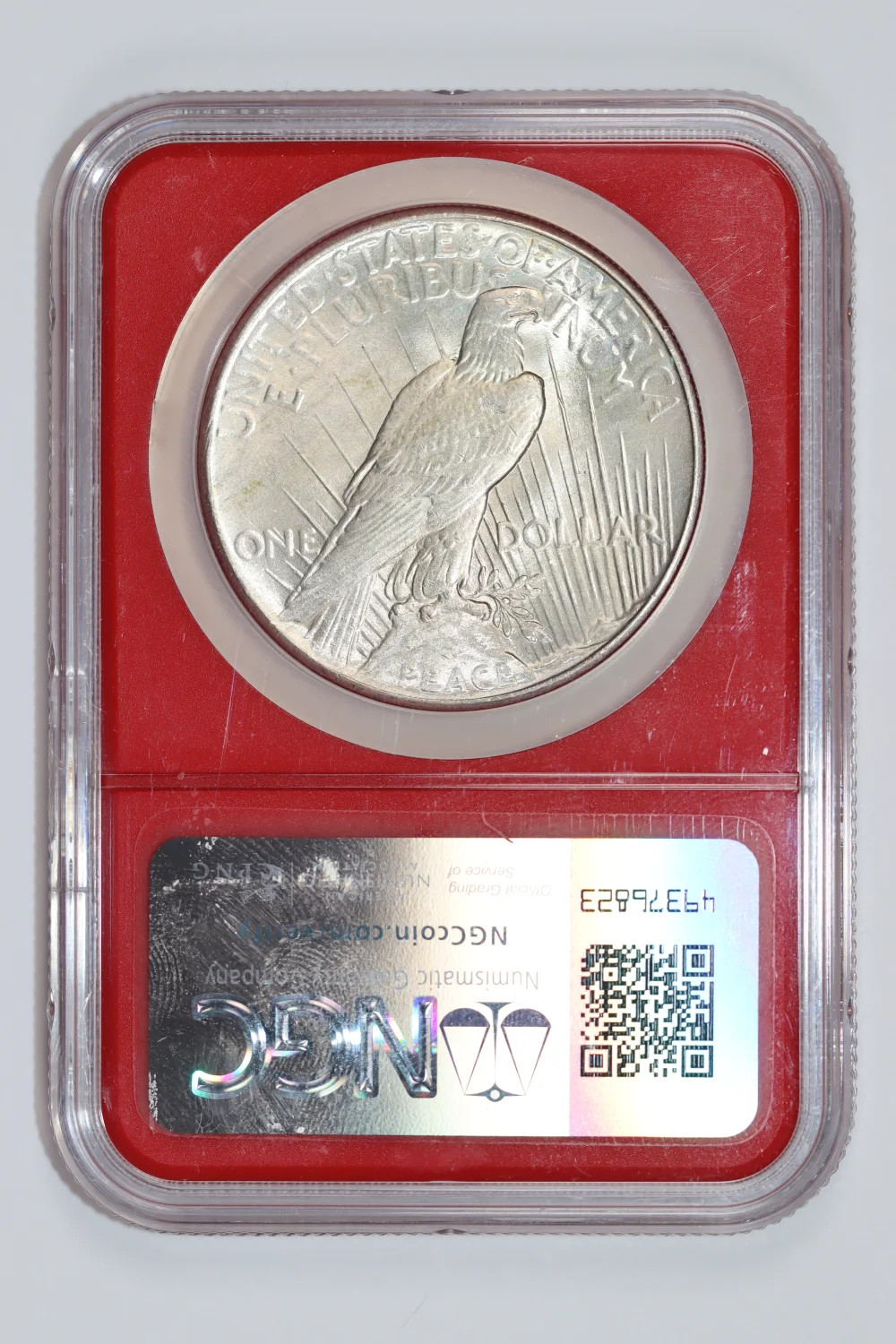 1925 PEACE DOLLAR NGC MS66