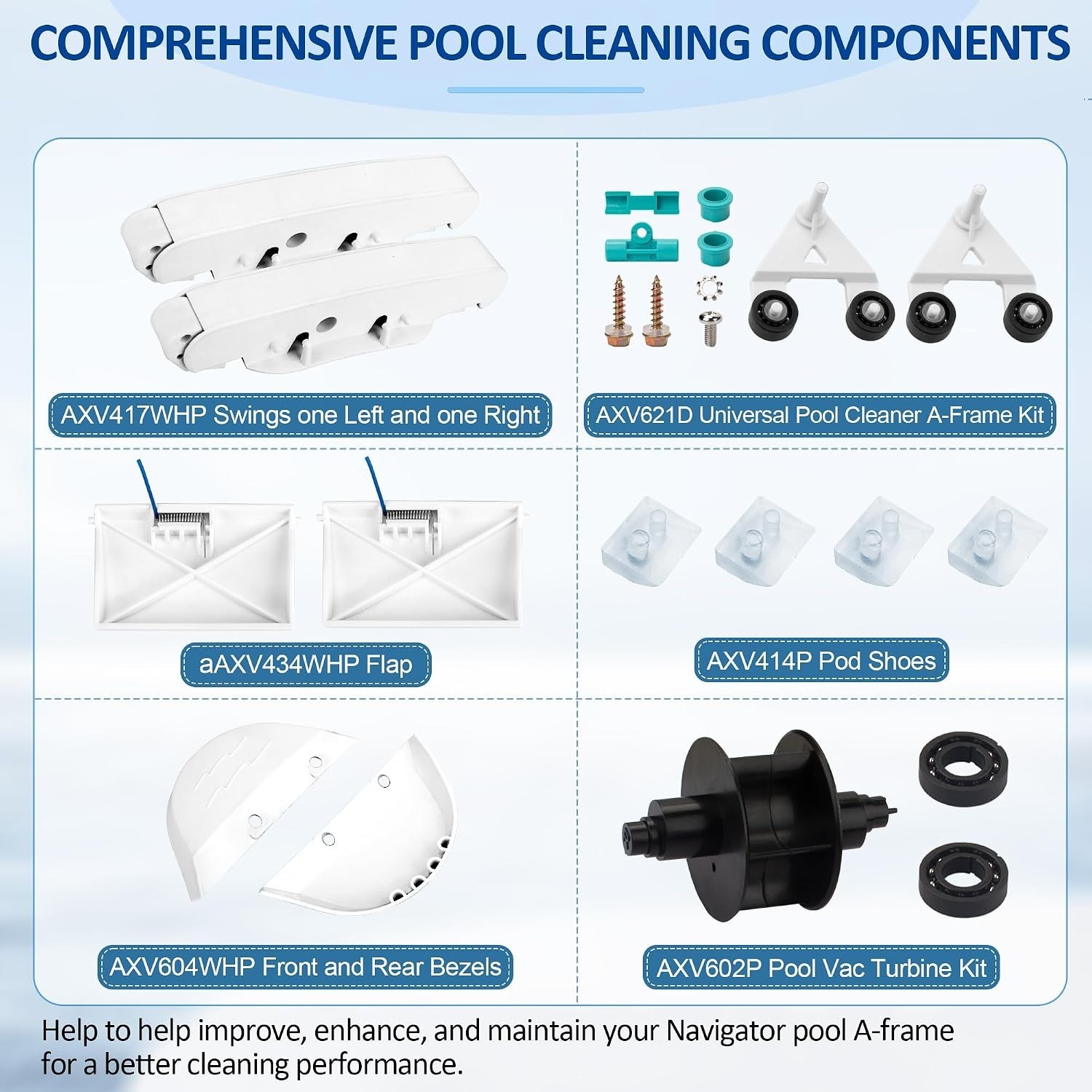 Full Compatibility Pool Vac Tune-Up Kit - Quality