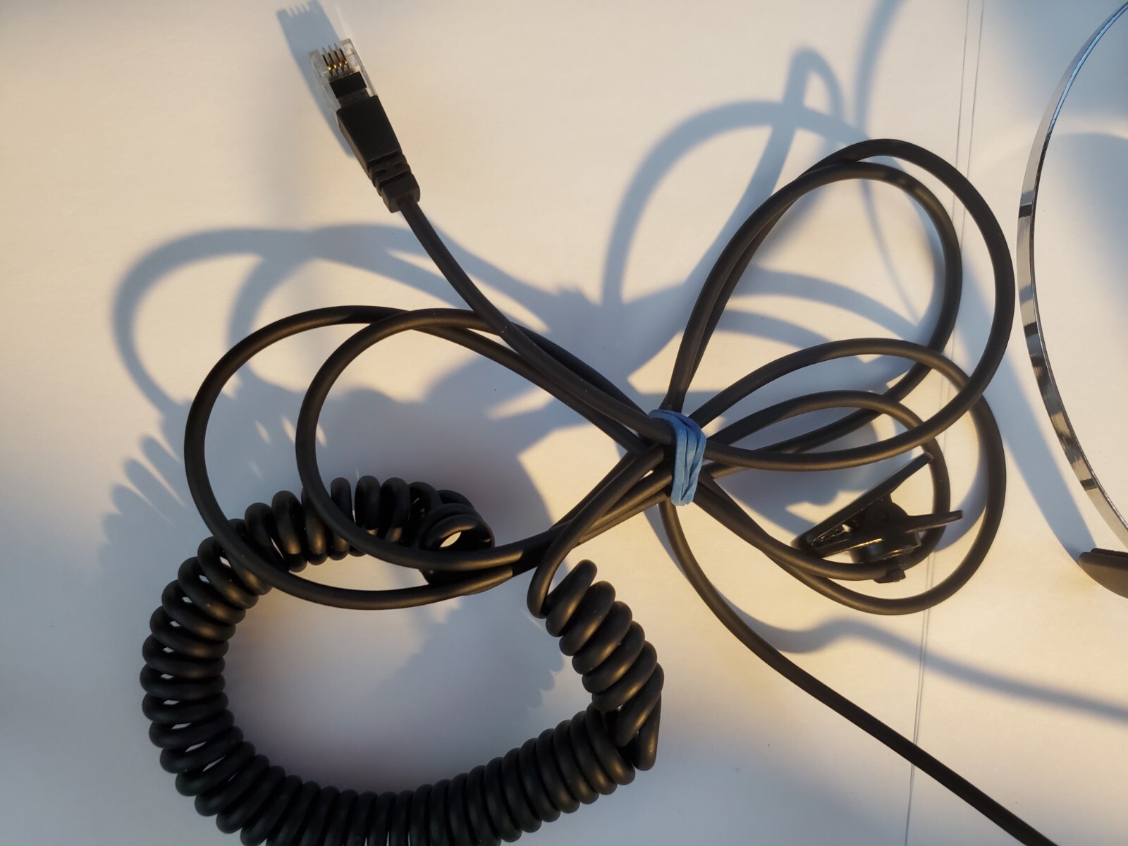 Telephone Headset Landline Phone Headphone With Mic RJ9 / RJ10 / RJ22 Plug