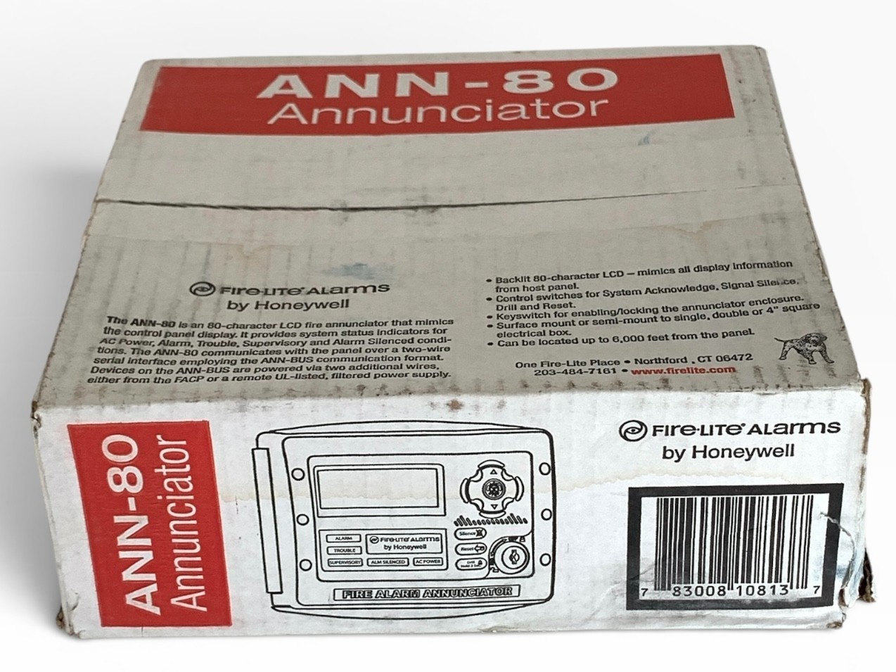 Fire-Lite Honeywell ANN-80 LCD Fire Annunciator